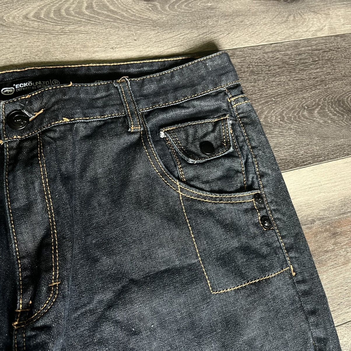 Ecko Unltd. Vintage Ecko Unlimited Biker Riveted Straight Denim Jeans 38 Size US 38 / EU 54 - 8 Thumbnail