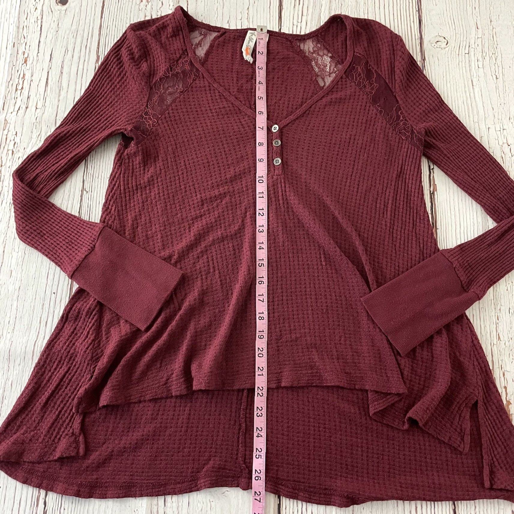 Anthropologie OTHERS FOLLOW Pullover Sweater Women's Large Maroon Red Pullover Sweater Womens L Red 90s Event Mens Womens Size L / US 10 / IT 46 - 3 Thumbnail