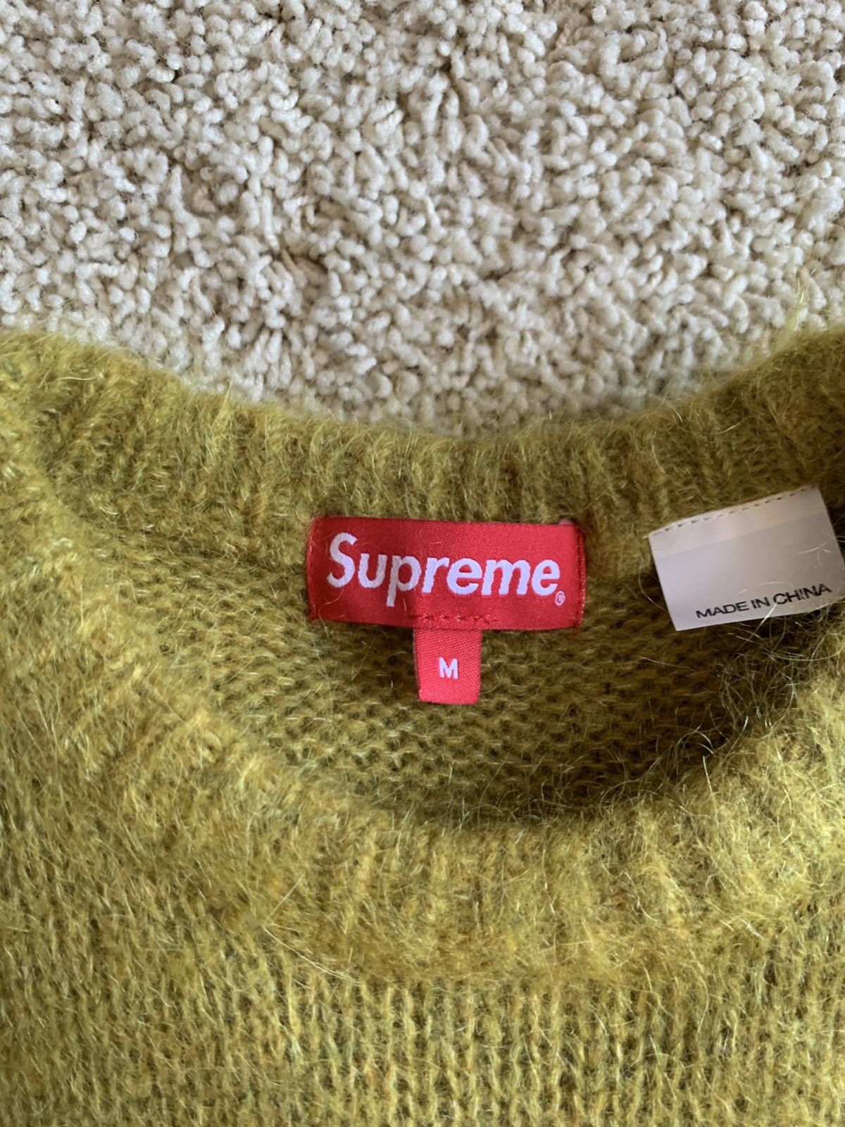 Supreme Supreme brushed mohair sweater Size US M / EU 48-50 / 2 - 6 Thumbnail