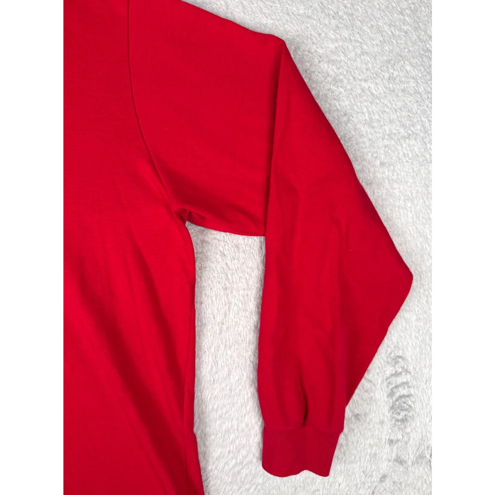 Vintage VINTAGE Polo Sport Ralph Lauren Shirt Men XL Red Turtleneck Long Sleeve Cotton Knit Embroidered Logo 1990s Designer Sports Classic All Seasons Mens Size US XL / EU 56 / 4 - 2 Thumbnail