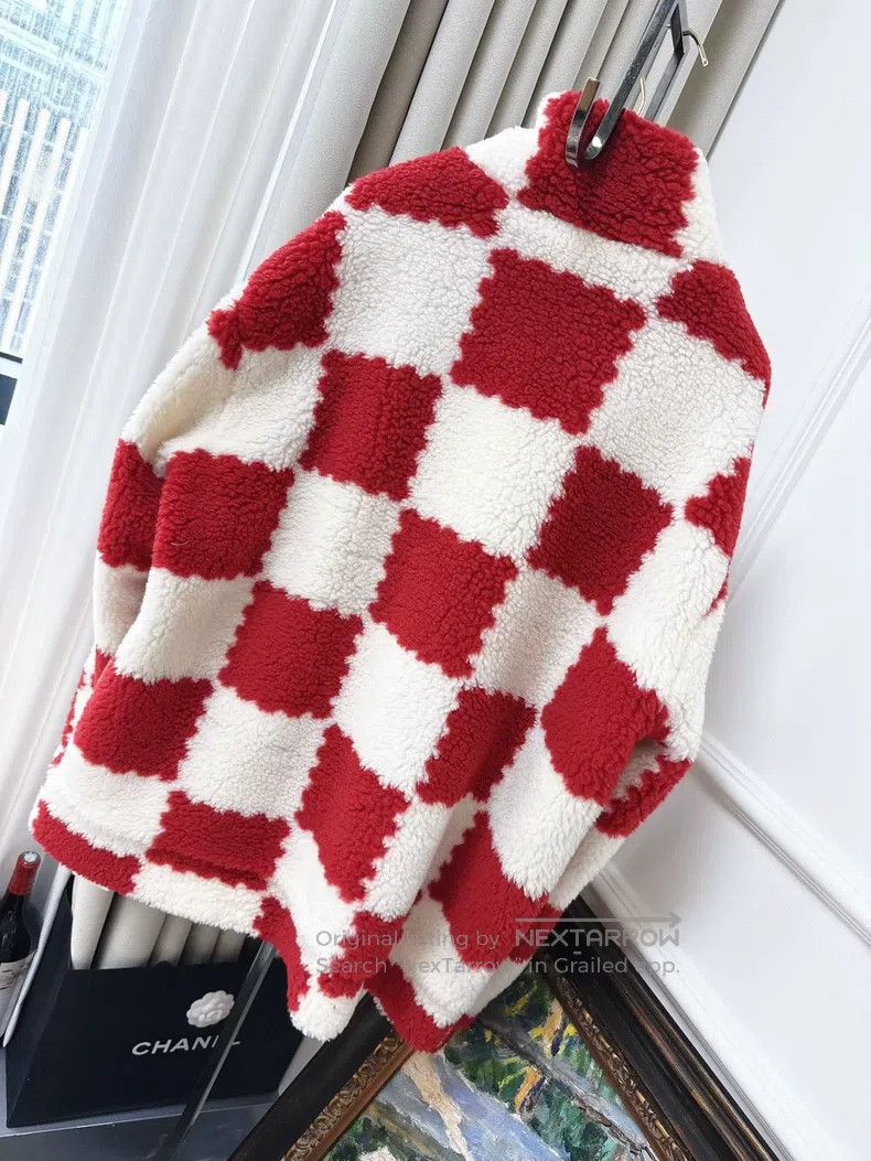 Louis Vuitton Louis Vuitton Nigo2 co-branded red and white checkerboard Size US XL / EU 56 / 4 - 2 Thumbnail
