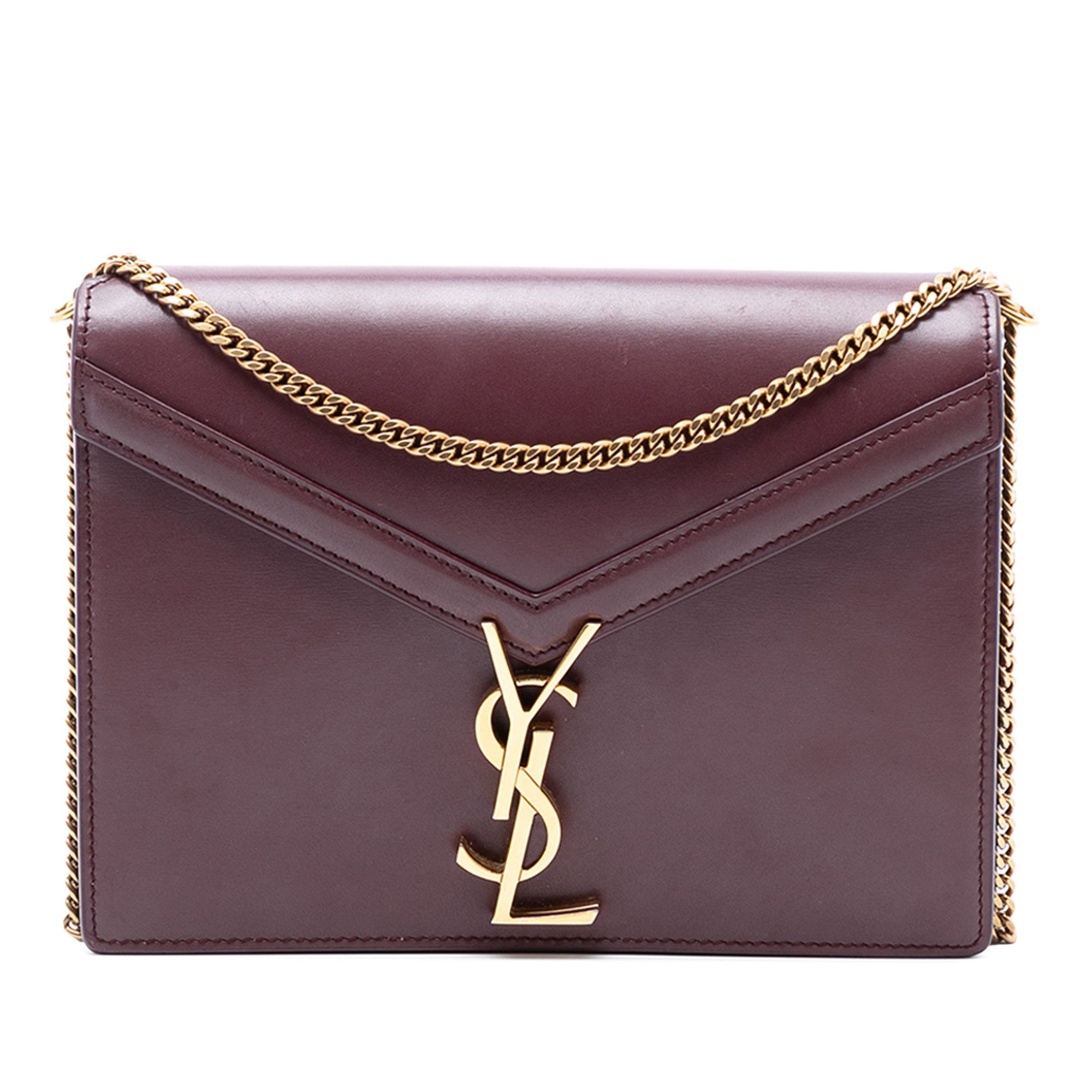 Yves Saint Laurent Yves Saint Laurent Smooth Calfskin Monogram Cassandra Clasp Bag Size ONE SIZE - 1 Thumbnail
