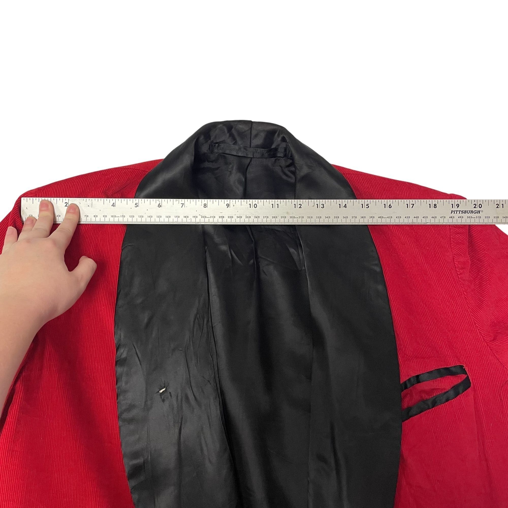 Other Vtg Corduroy ROCKABILLY Satin Shawl Collar Smoking Jacket Size 42L - 7 Thumbnail