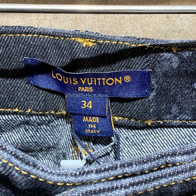 Louis Vuitton Louis Vuitton 25ss latest presbyopic full print jeans Size US 34 / EU 50 - 3 Thumbnail