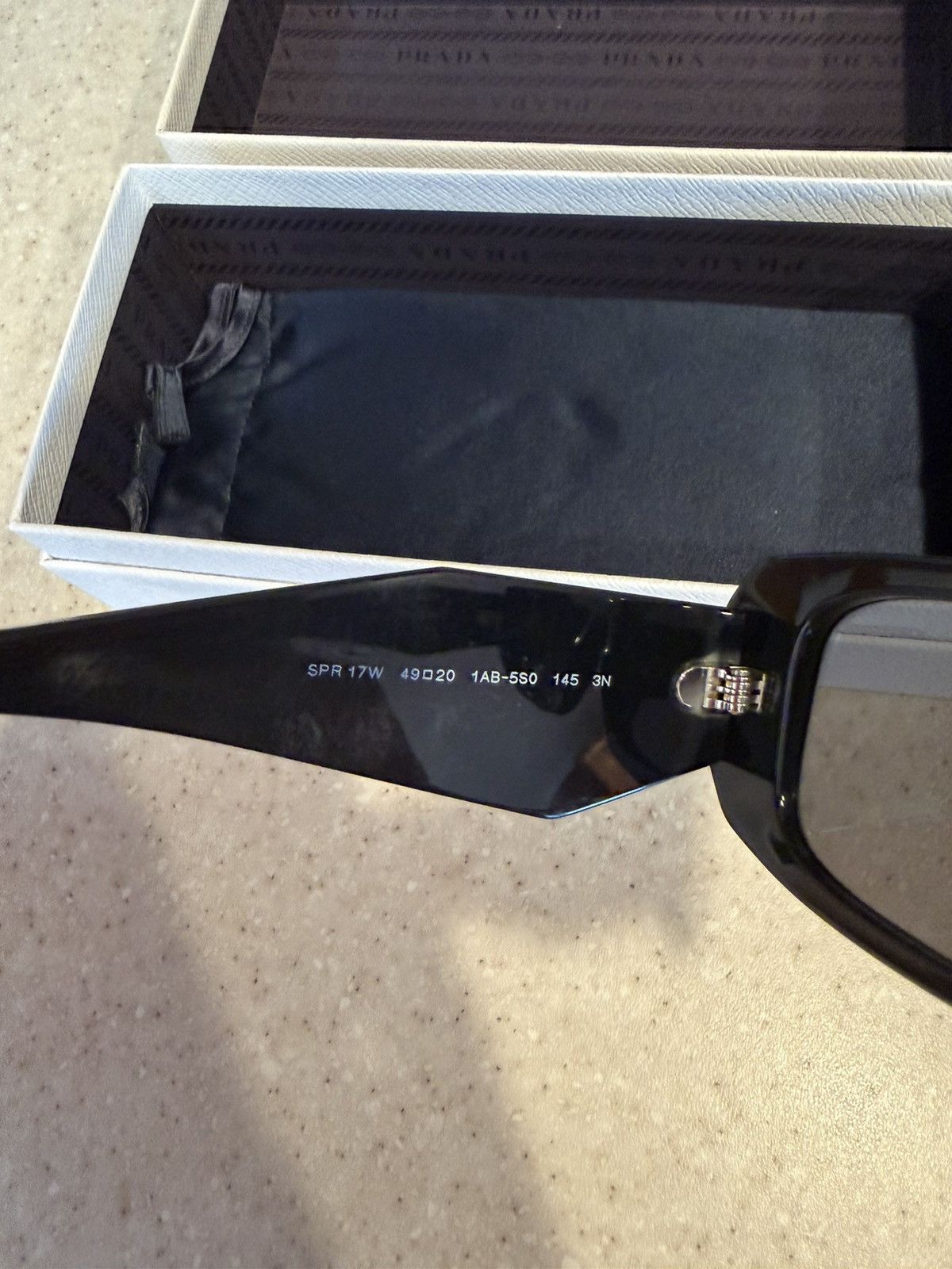Prada Prada Sunglasses with triangle logo Size ONE SIZE - 5 Thumbnail