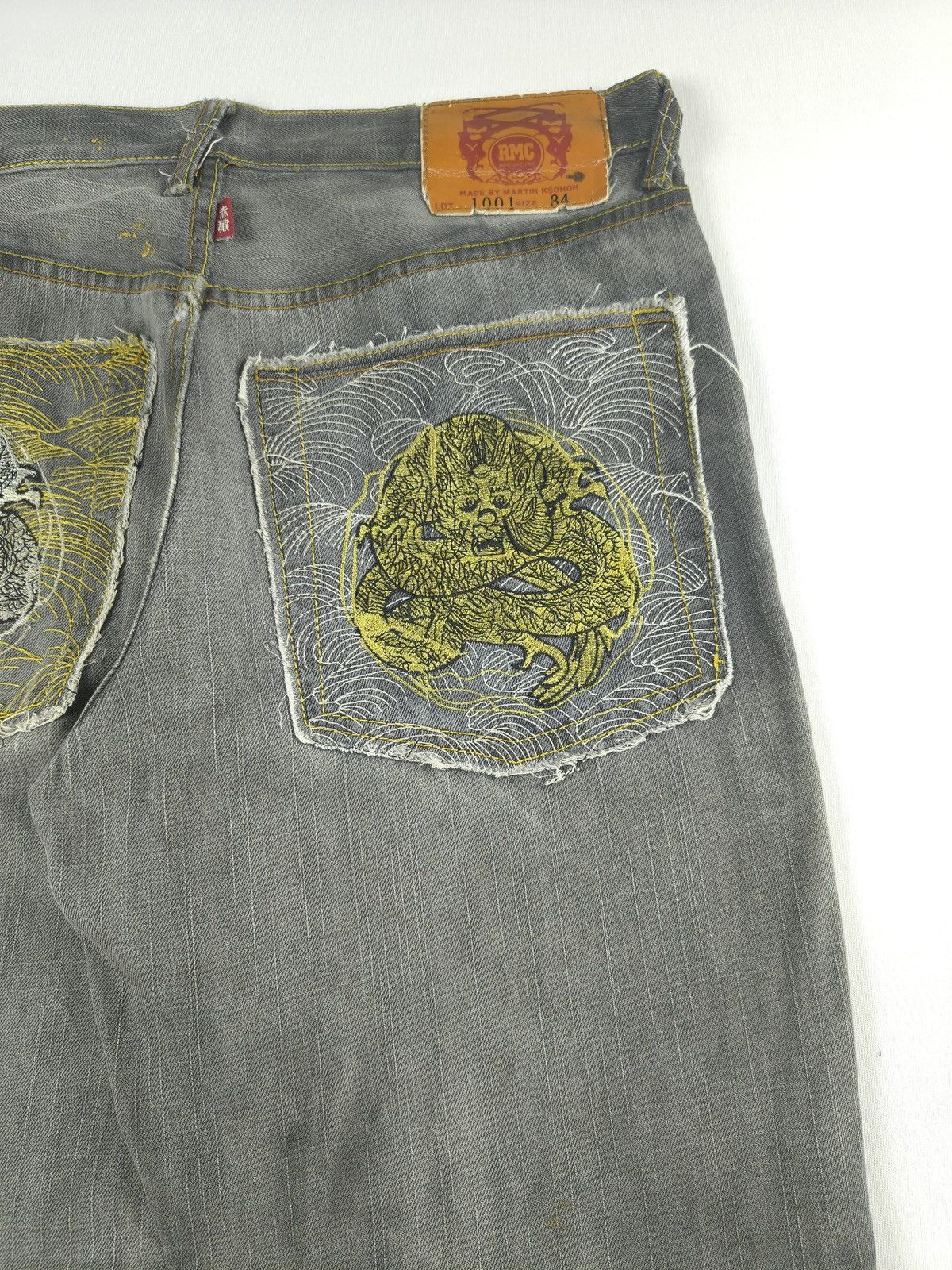 RMC Jeans RMC Lot 1001 Dragon Pocket Jeans🐉(050) Size US 34 / EU 50 - 5 Thumbnail