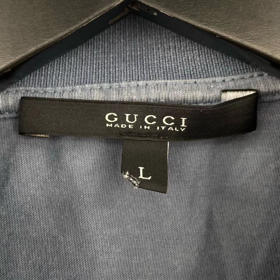 Gucci Gucci chest ring double G letter polo short sleeve Nextarro Size US L / EU 52-54 / 3 - 3 Thumbnail
