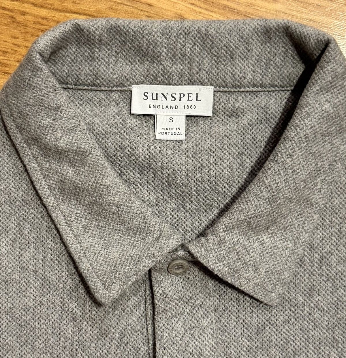 Sunspel Riviera Polo - Grey Melange Size US S / EU 44-46 / 1 - 3 Thumbnail