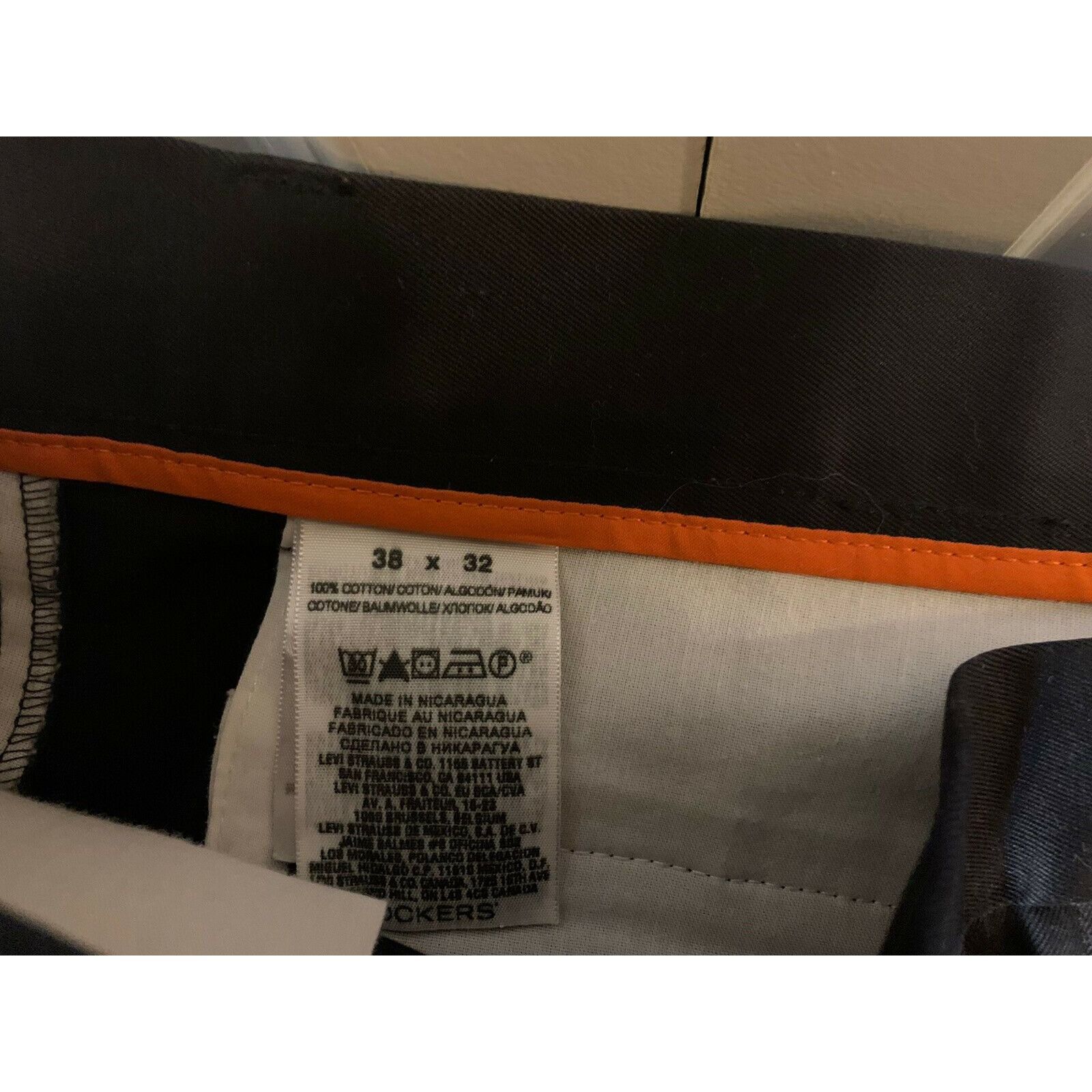 Dockers Dockers D3 Black Chinos Classic Fit Pants 38 X 32 Size US 38 / EU 54 - 2 Thumbnail