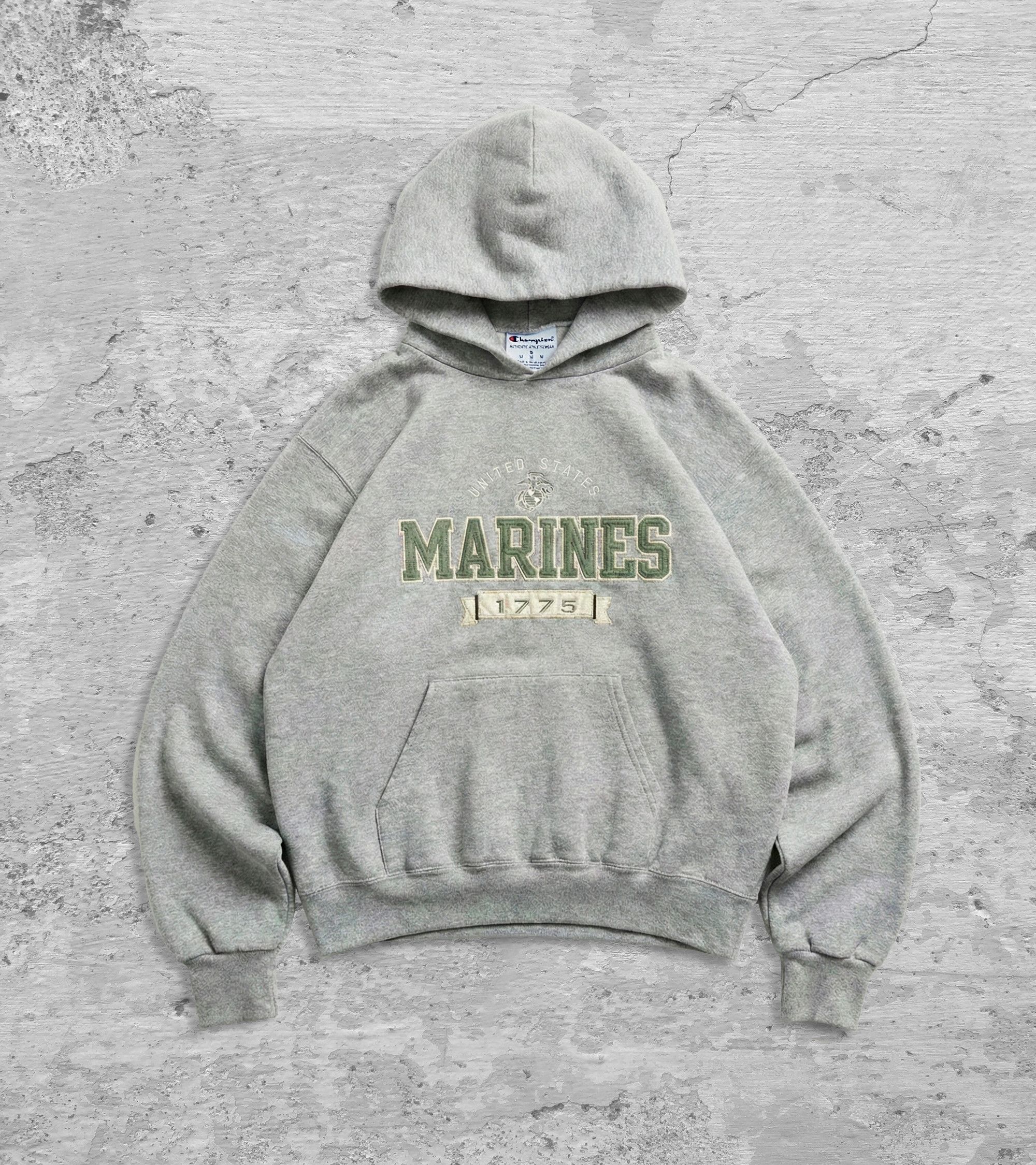 Champion Champion US Marines Hoodie S Gray 1775 Military Sweatshirt Size US S / EU 44-46 / 1 - 1 Thumbnail