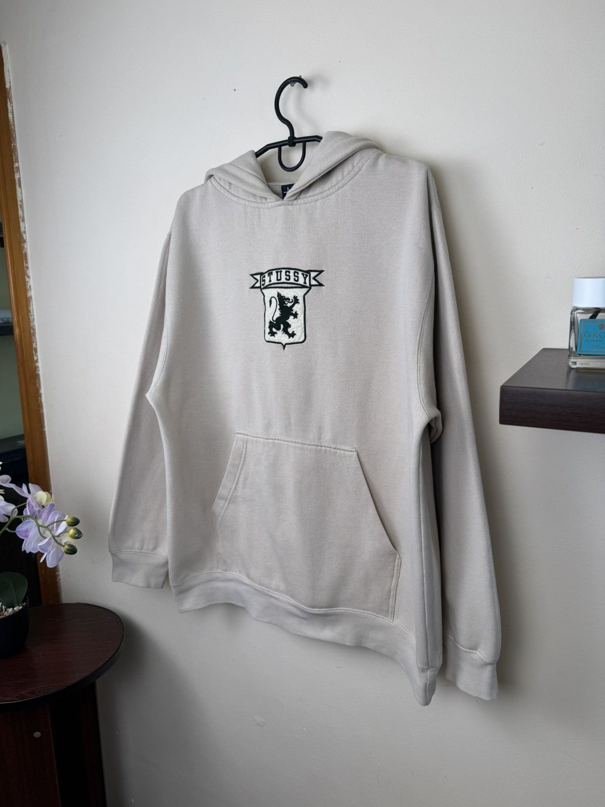 Stussy Vintage Stussy 90s Hong Kong Beige L College Blue Tag Size US L / EU 52-54 / 3 - 9 Thumbnail