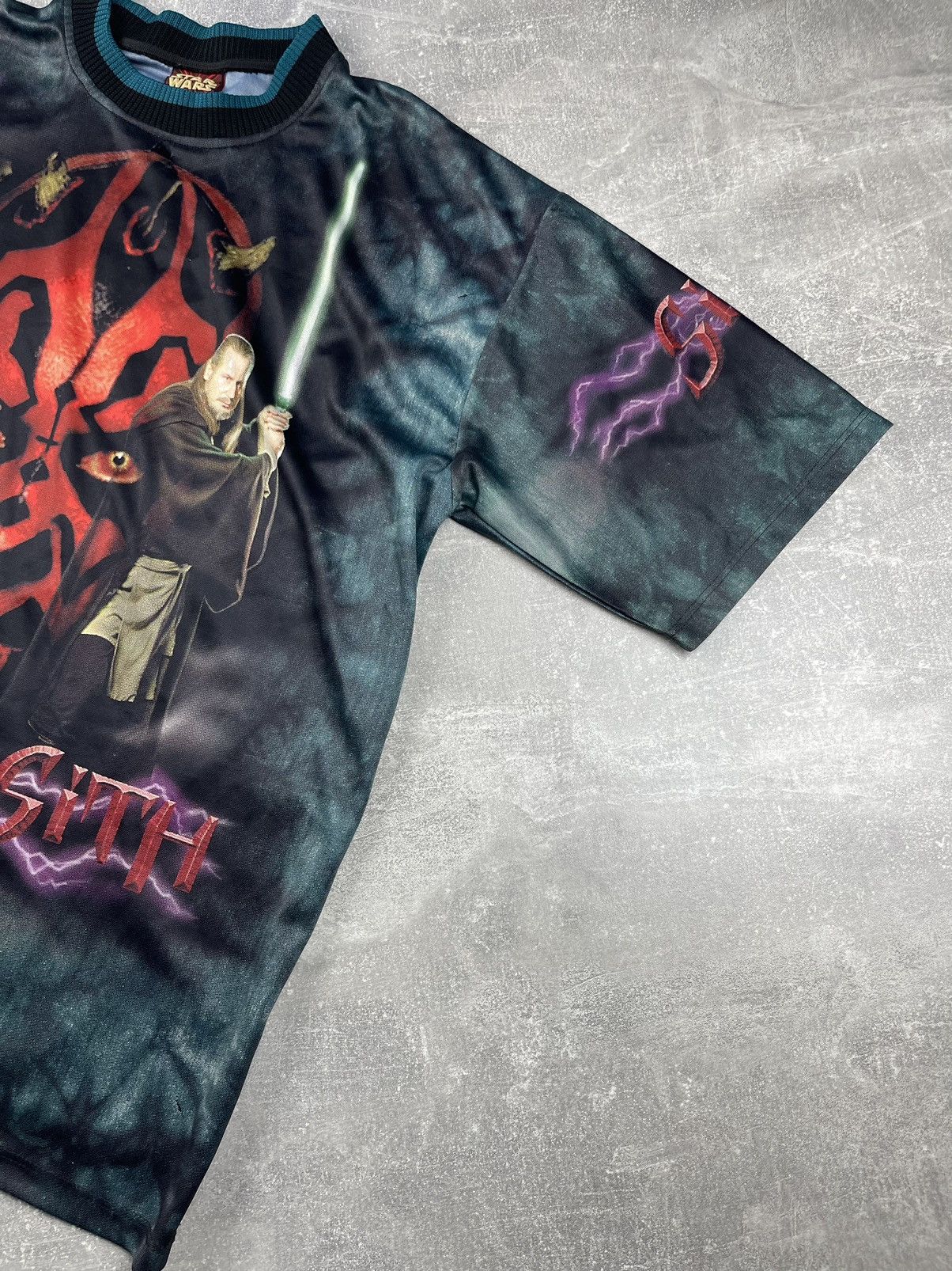 Star Wars × Vintage Vintage 90s Rare Star Wars Jedi VS Sith Episode 1 T-Shirt Size US XL / EU 56 / 4 - 3 Thumbnail