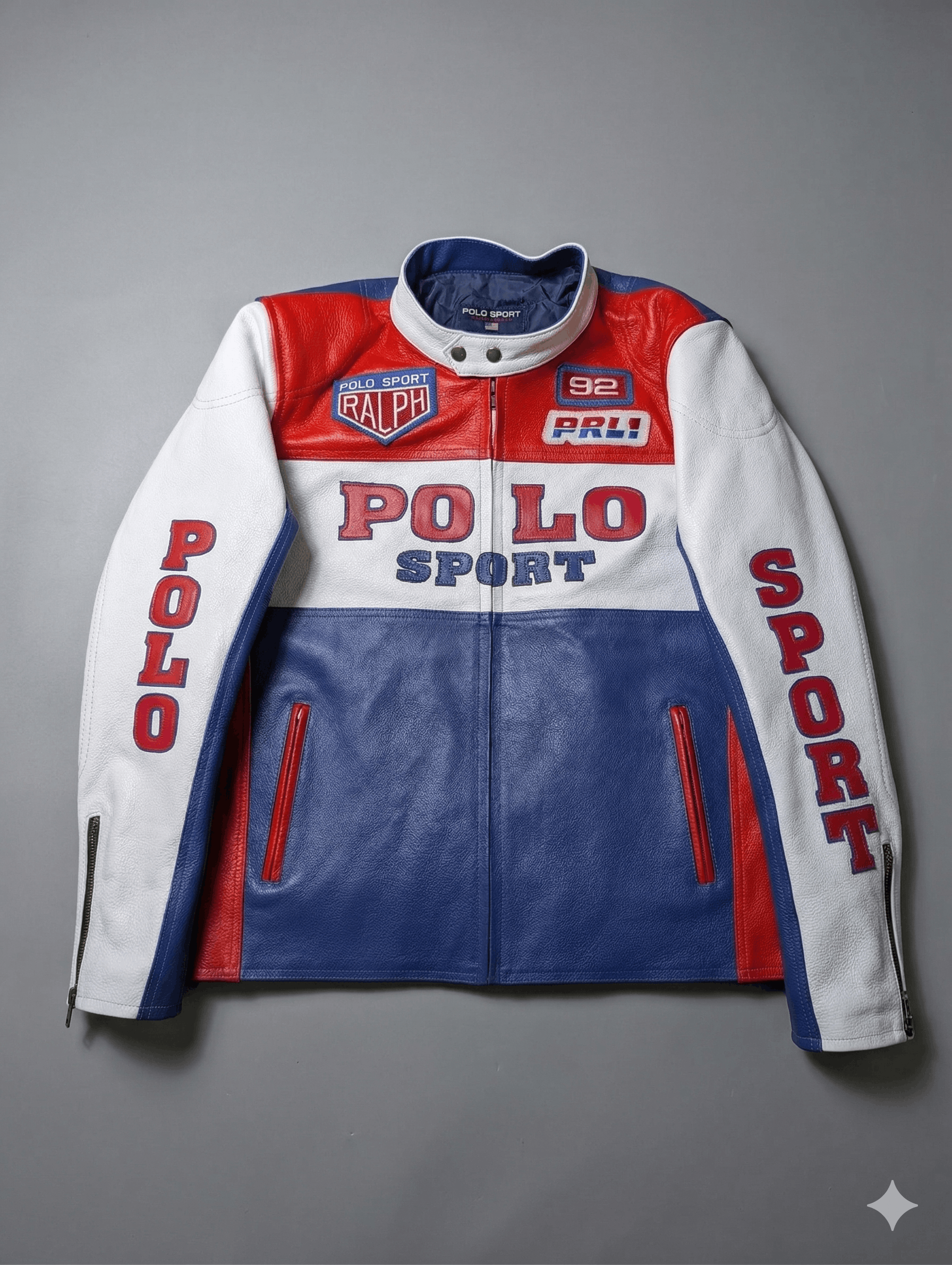 Polo Ralph Lauren Polo Ralph Lauren Rare Racing Leather Jacket Size US L / EU 52-54 / 3 - 1 Thumbnail