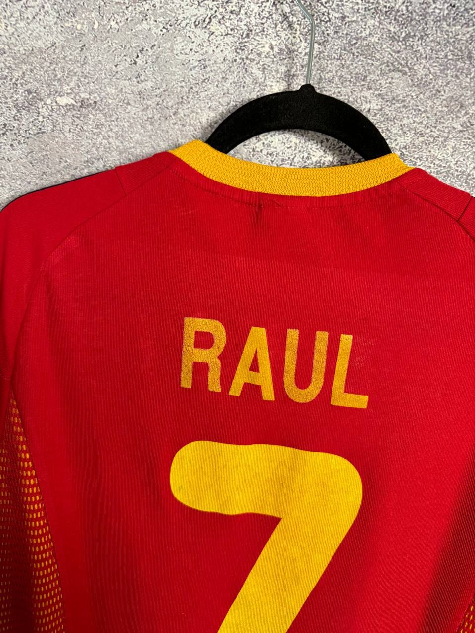 Adidas RAUL Vintage Spain National Team 2001 Adidas Soccer Jersey Size US M / EU 48-50 / 2 - 14 Thumbnail