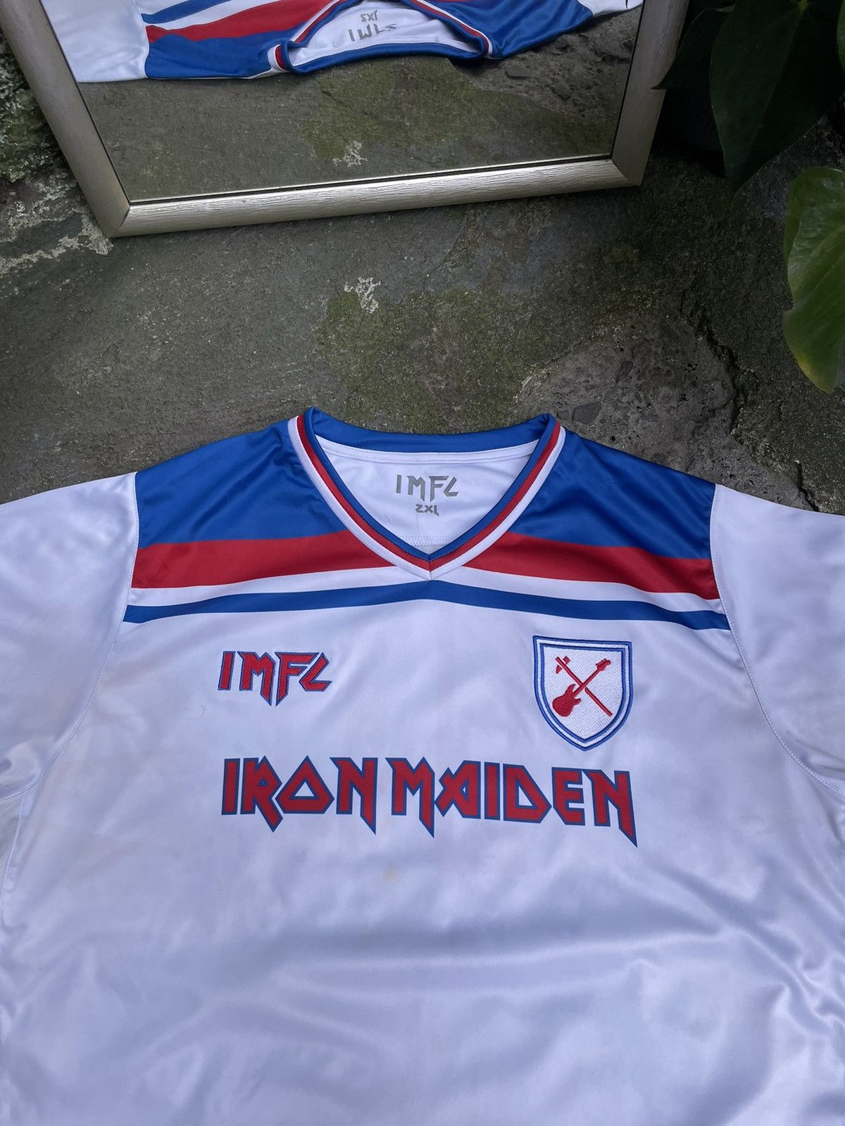 Iron Maiden Vintage Iron Maiden #11 Jersey T-Shirt RARE Size US XL / EU 56 / 4 - 3 Thumbnail