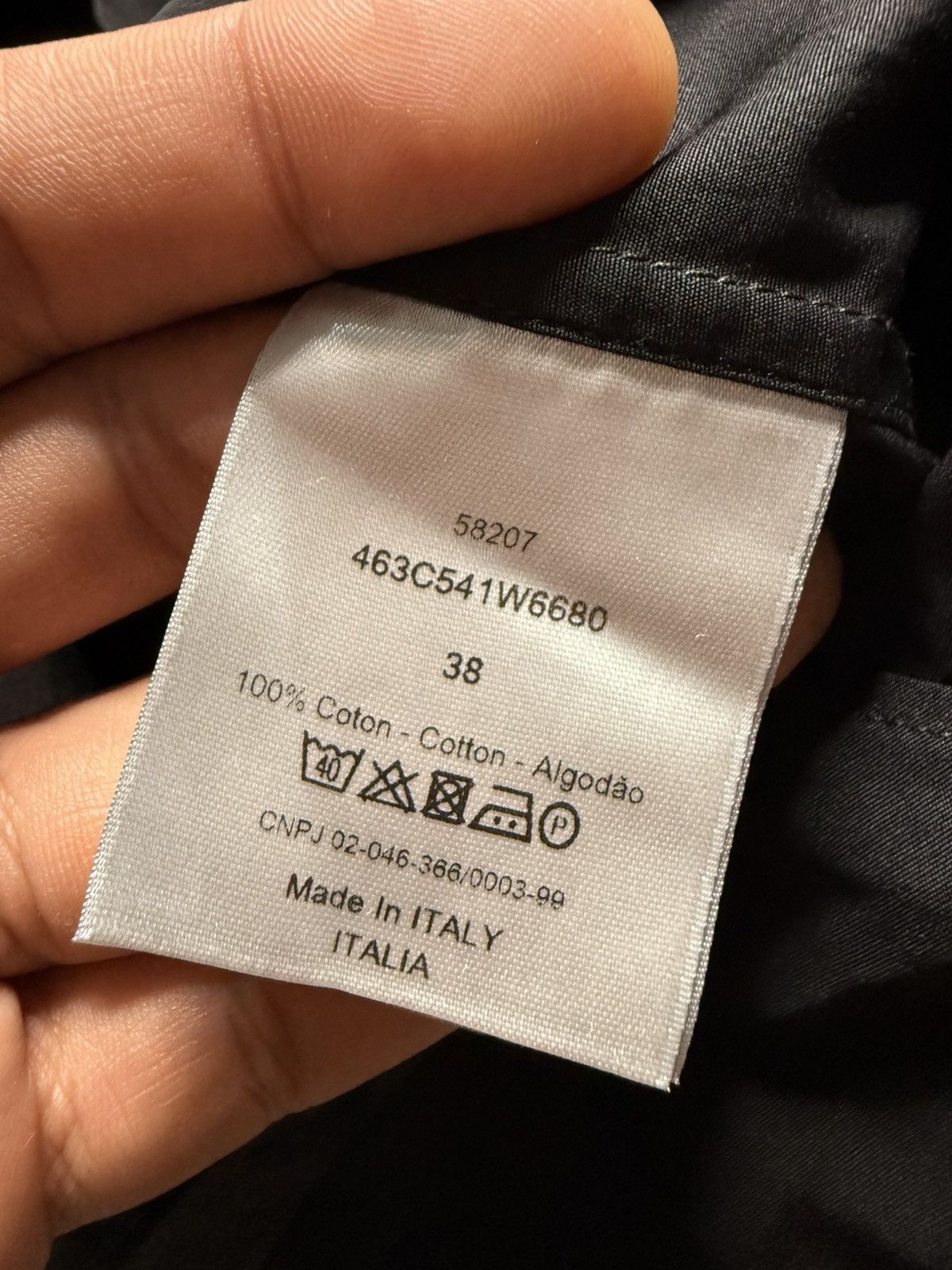 Dior Dior Hand Written Collar Embroidered Logo Buttondown Size US M / EU 48-50 / 2 - 14 Thumbnail