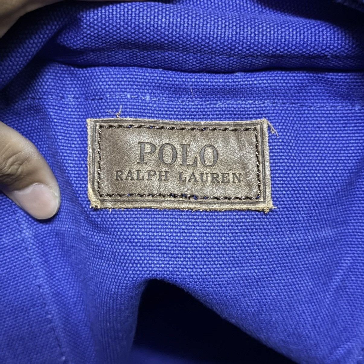 Polo Ralph Lauren Vintage Polo Ralph Lauren Hand Bag Big Logo Size ONE SIZE - 11 Thumbnail