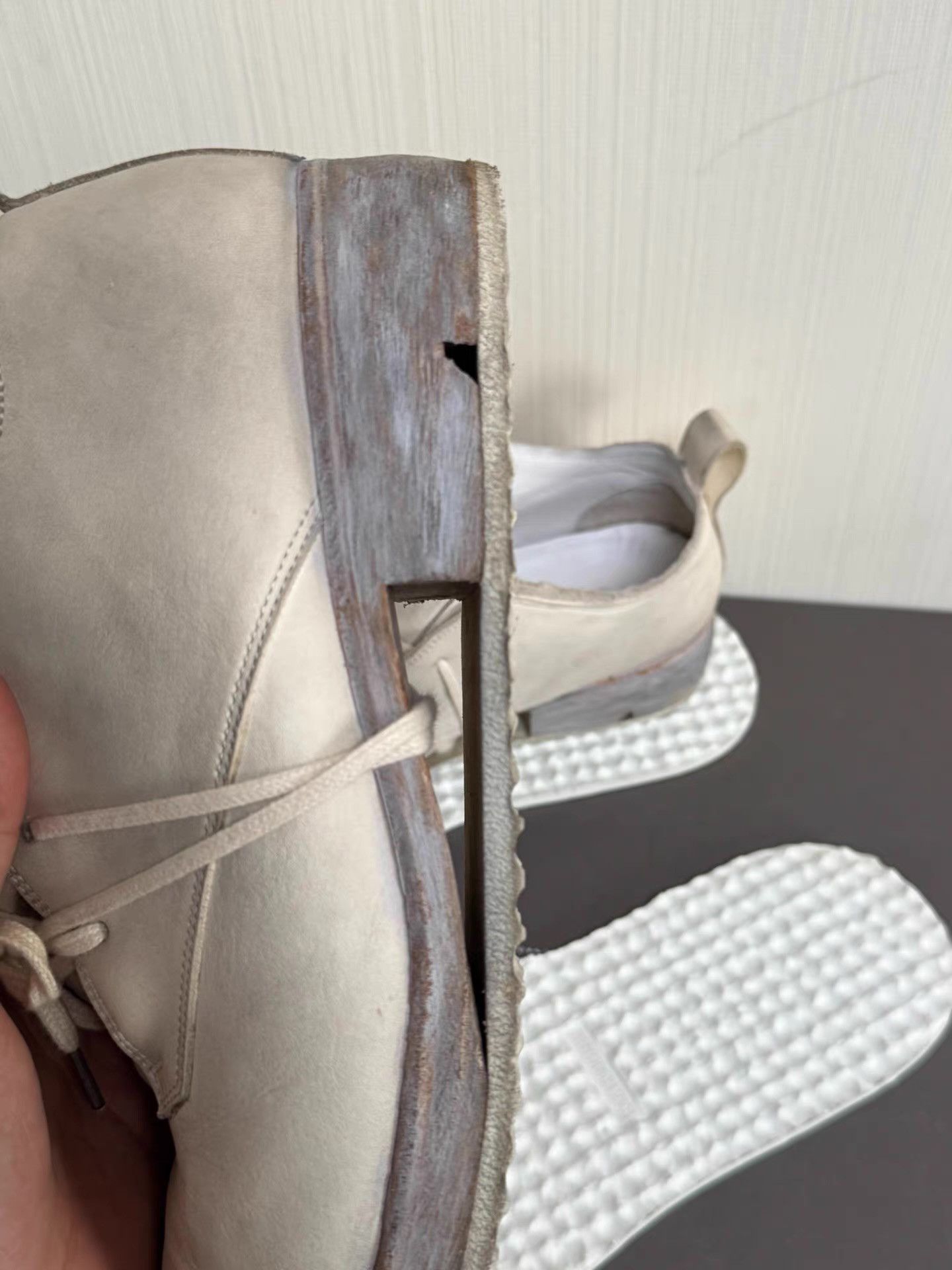 Boris Bidjan Saberi Boris Bidjan Saberi horsehide derby shoes Q8 Size US 10.5 / EU 43-44 - 6 Thumbnail
