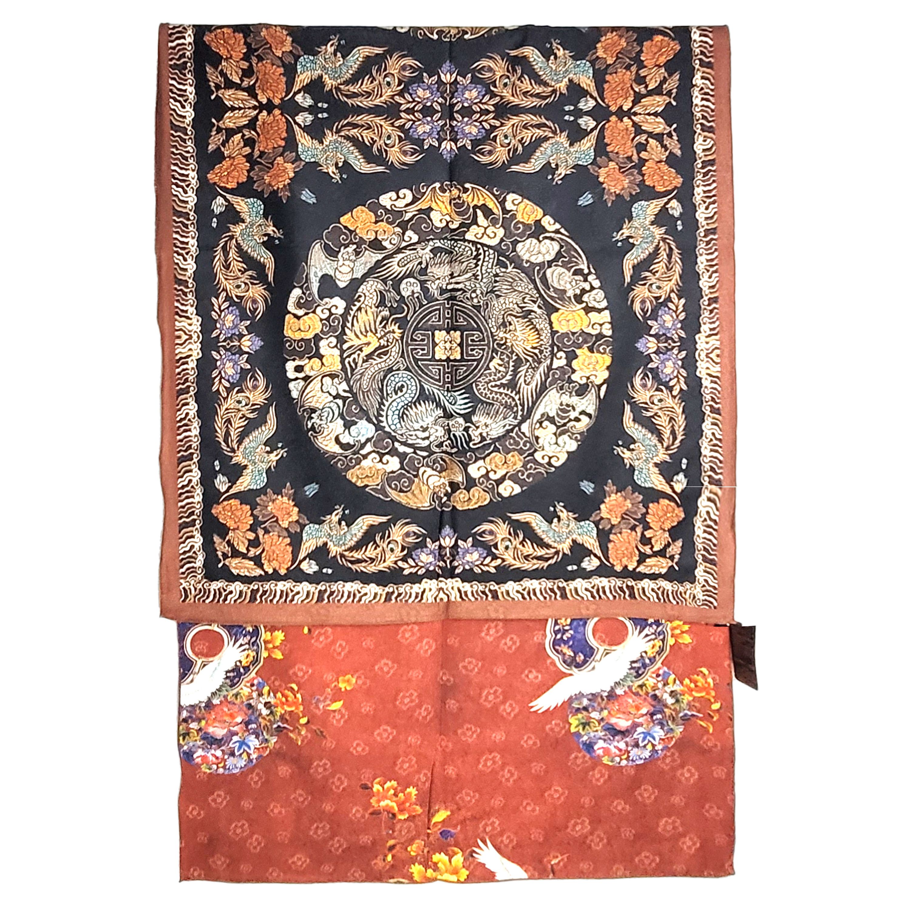 Other Double-Sided Silk Scarf 27"x70" Long Rectangle 3307 Size ONE SIZE - 6 Thumbnail
