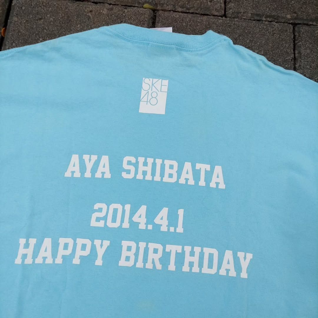 Band Tees SKE48 Aya Shibata Birthday 2014 Tee Size US M / EU 48-50 / 2 - 3 Thumbnail
