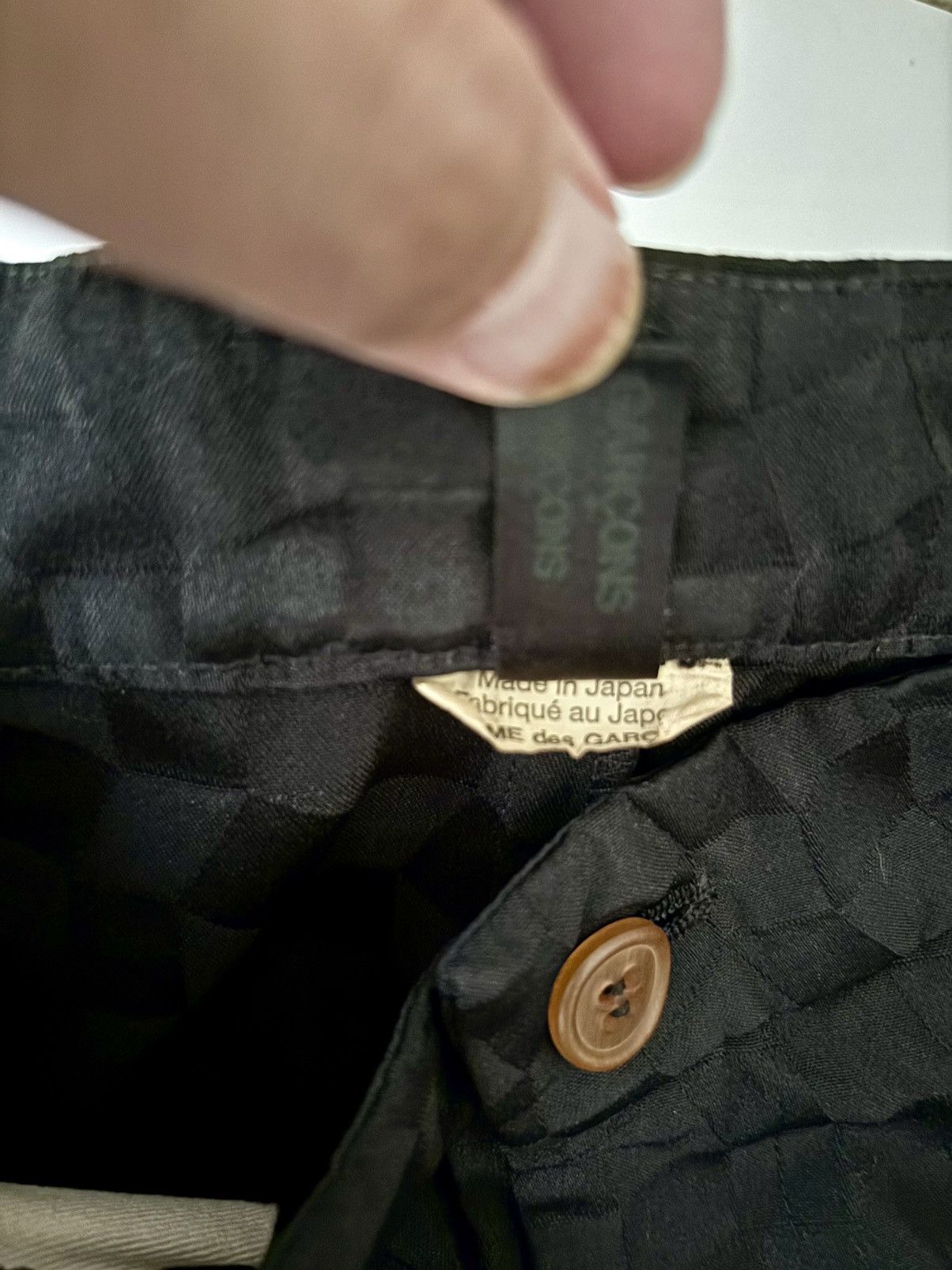 Comme des Garcons Checked Sarouel Pants Black Size 26" / US 2 / IT 38 - 4 Thumbnail