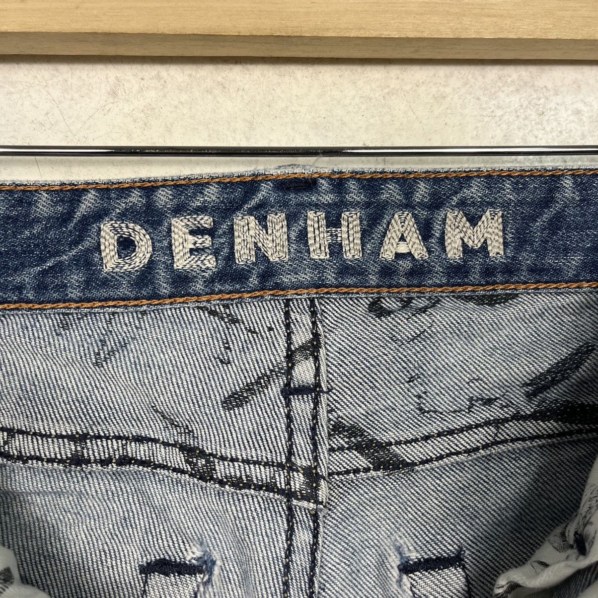 DENHAM Vintage Denham Japan Utility Distressed Denim Jeans Size US 30 / EU 46 - 13 Thumbnail