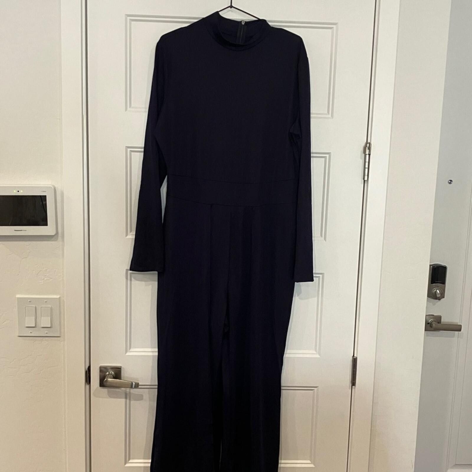 Other NIB Source Unknown Dark Green Long-Sleeve Jumpsuit Size 42" / US 20 - 12 Thumbnail