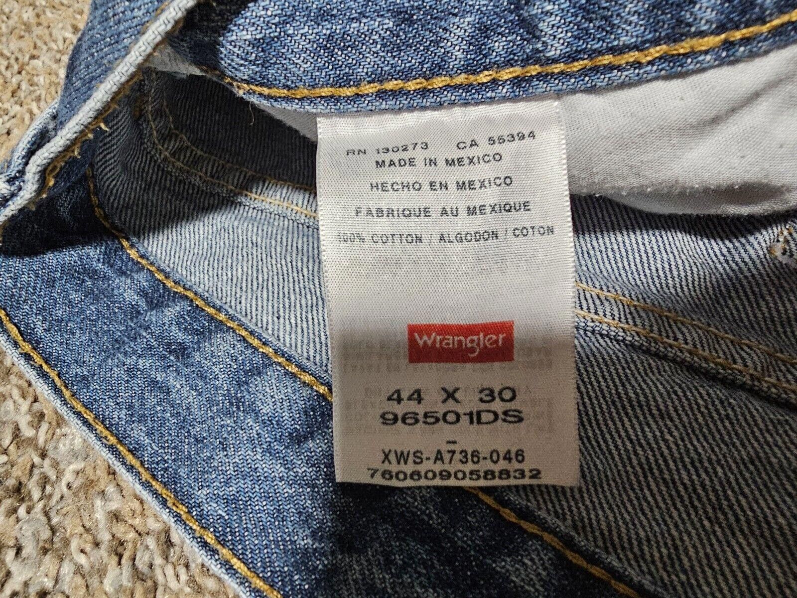 Wrangler Wrangler Premium Denim Men's 44x30 Light Stonewash 96501DS Size US 44 / EU 60 - 2 Thumbnail