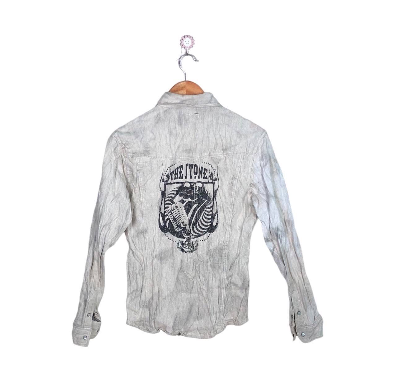 Band Tees × In The Attic × The Rolling Stones Vintage The Rolling Stones In The Attic Shirt Button Size US S / EU 44-46 / 1 - 1 Thumbnail