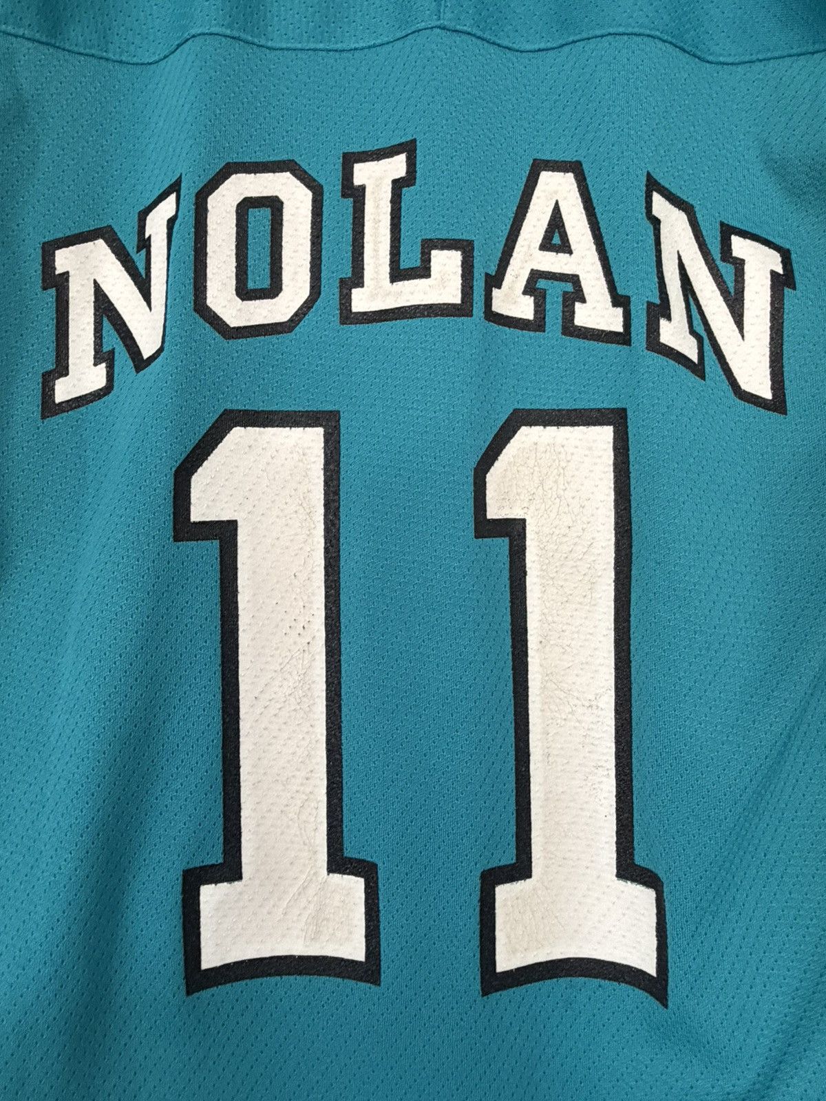 NHL SAN JOSE SHARKS WINNING GOAL JERSEY NOLAN NHL VINTAGE 90S Size US M / EU 48-50 / 2 - 7 Thumbnail