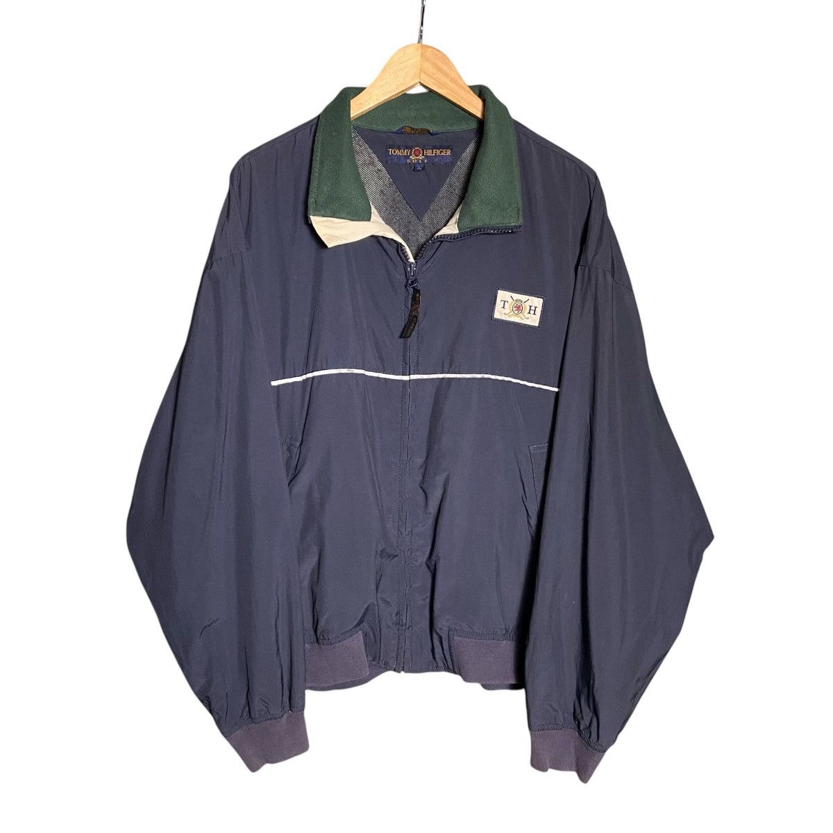 Tommy Hilfiger × Vintage Vintage 90s Tommy Hilfiger Golf Bomber Jacket Size US L / EU 52-54 / 3 - 1 Thumbnail
