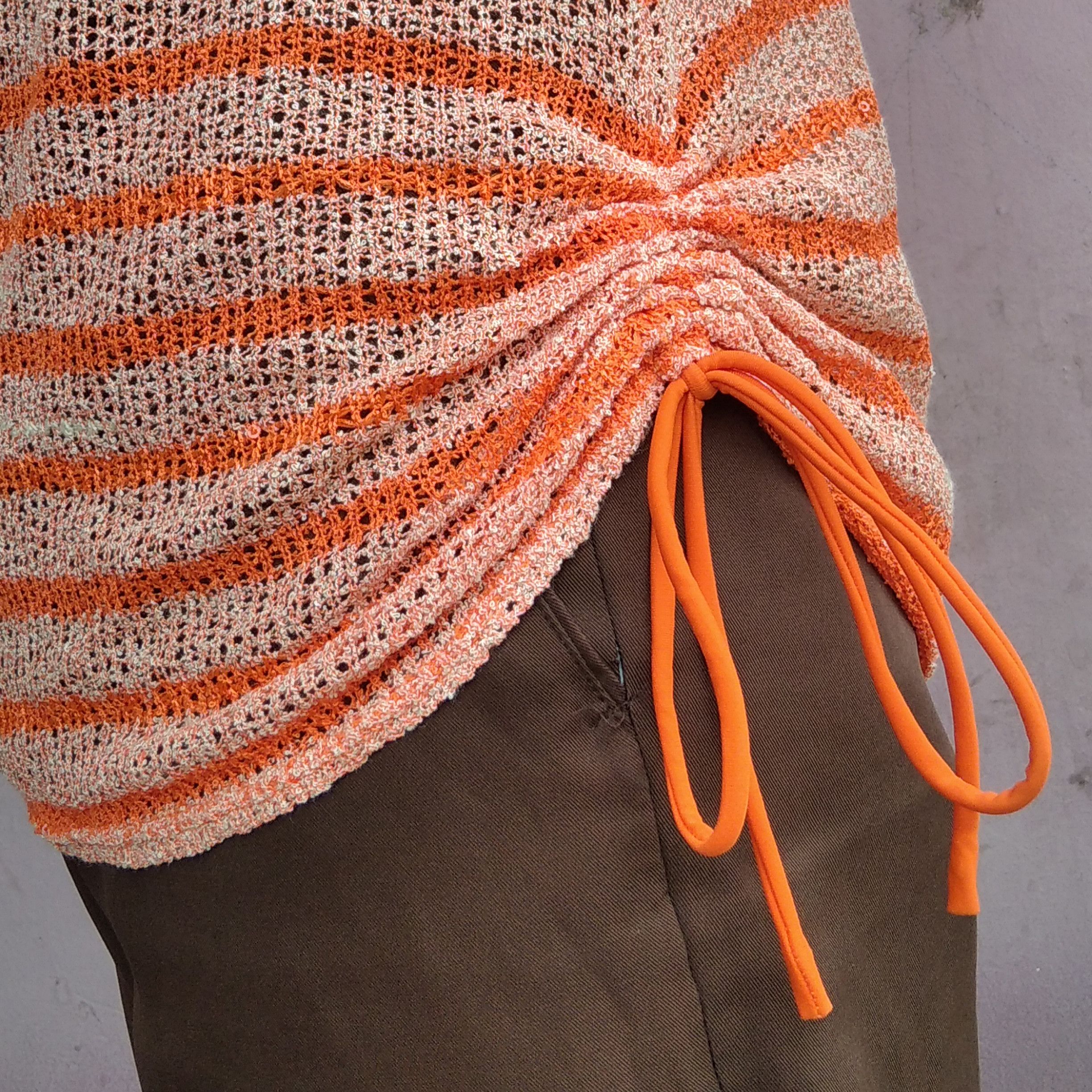 Hysteric Glamour Vintage Y2K ARNOLD PALMER Stripe Mesh Rope Tanktop Size US M / EU 48-50 / 2 - 3 Thumbnail