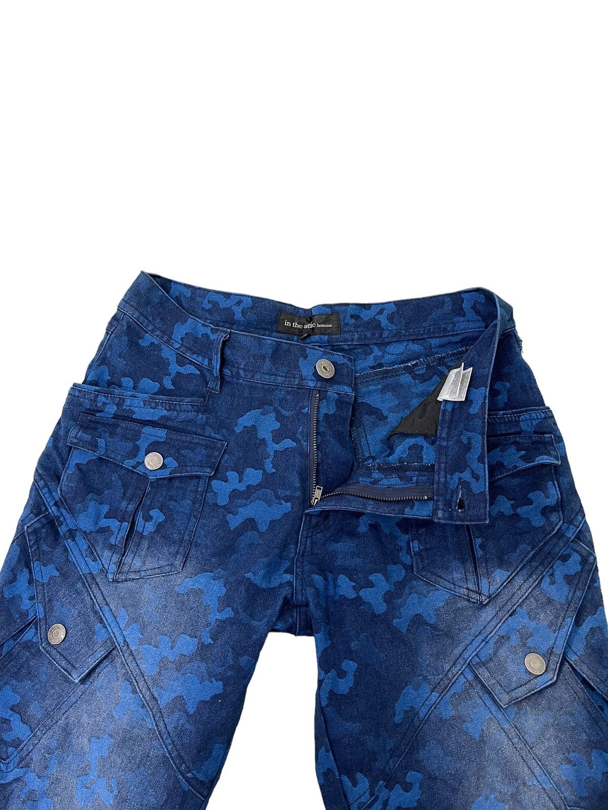 Japanese Brand Slim Bush Pant In The Attic Camo Stretch 6🟦9 Size US 31 - 9 Thumbnail