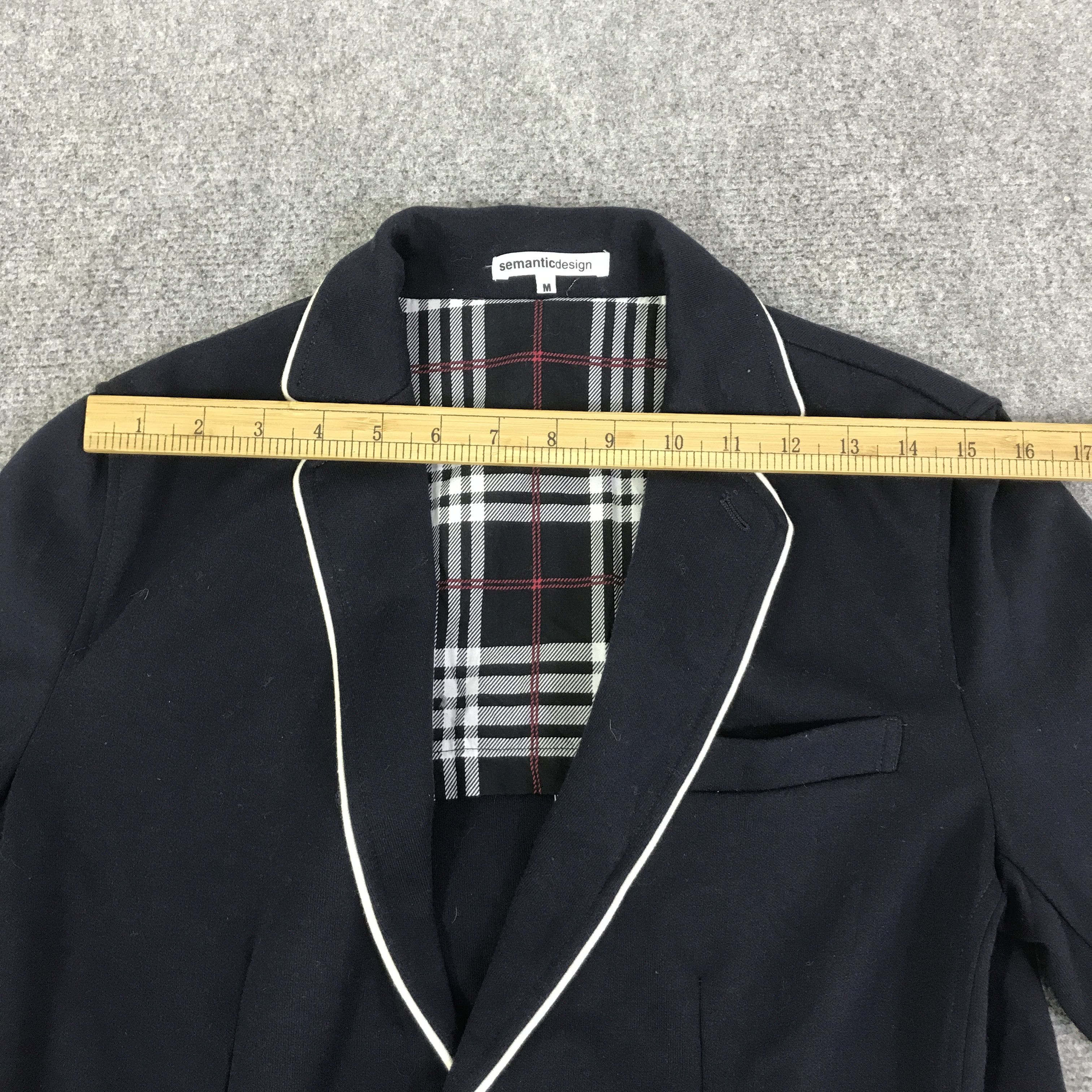 semanticdesign SEMANTICDESIGN COTTON BLLAZER JACKET K121B17 Size US M / EU 48-50 / 2 - 5 Thumbnail