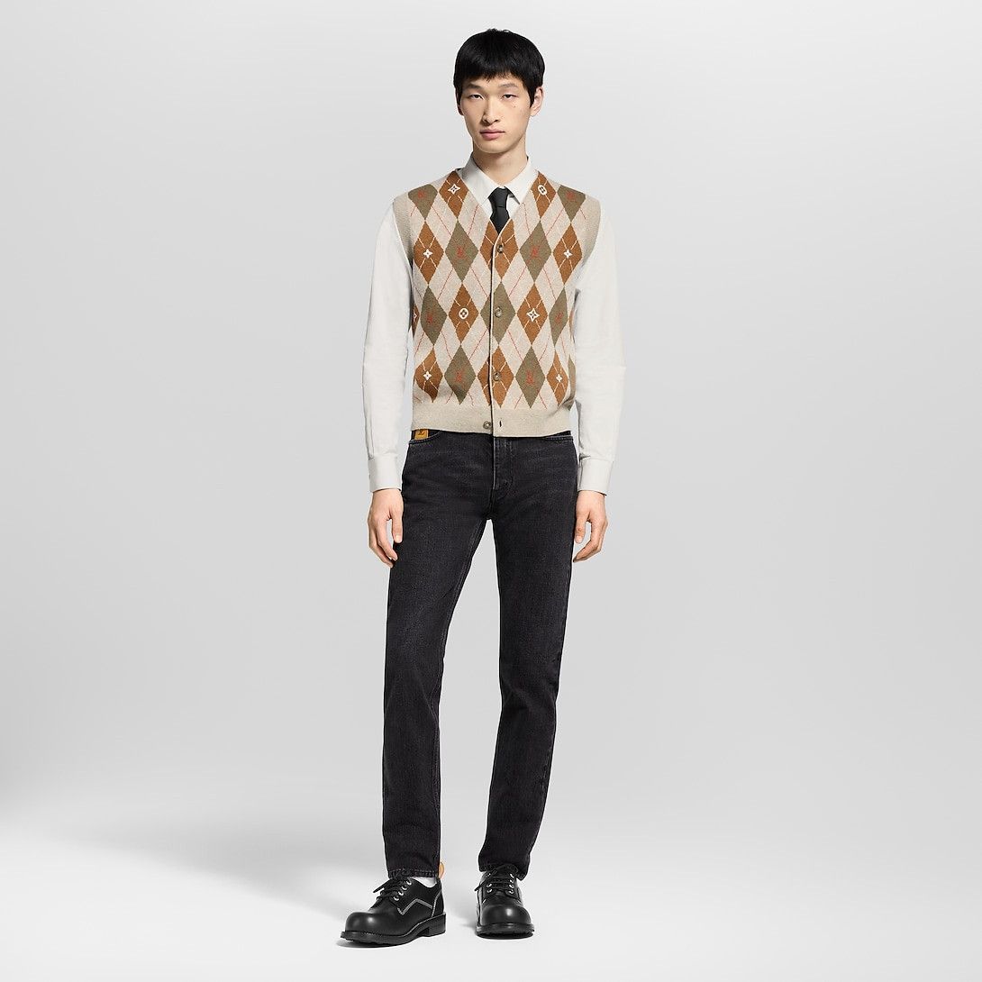 Louis Vuitton Slim Fit Denim Trousers Size US 33 - 4 Thumbnail