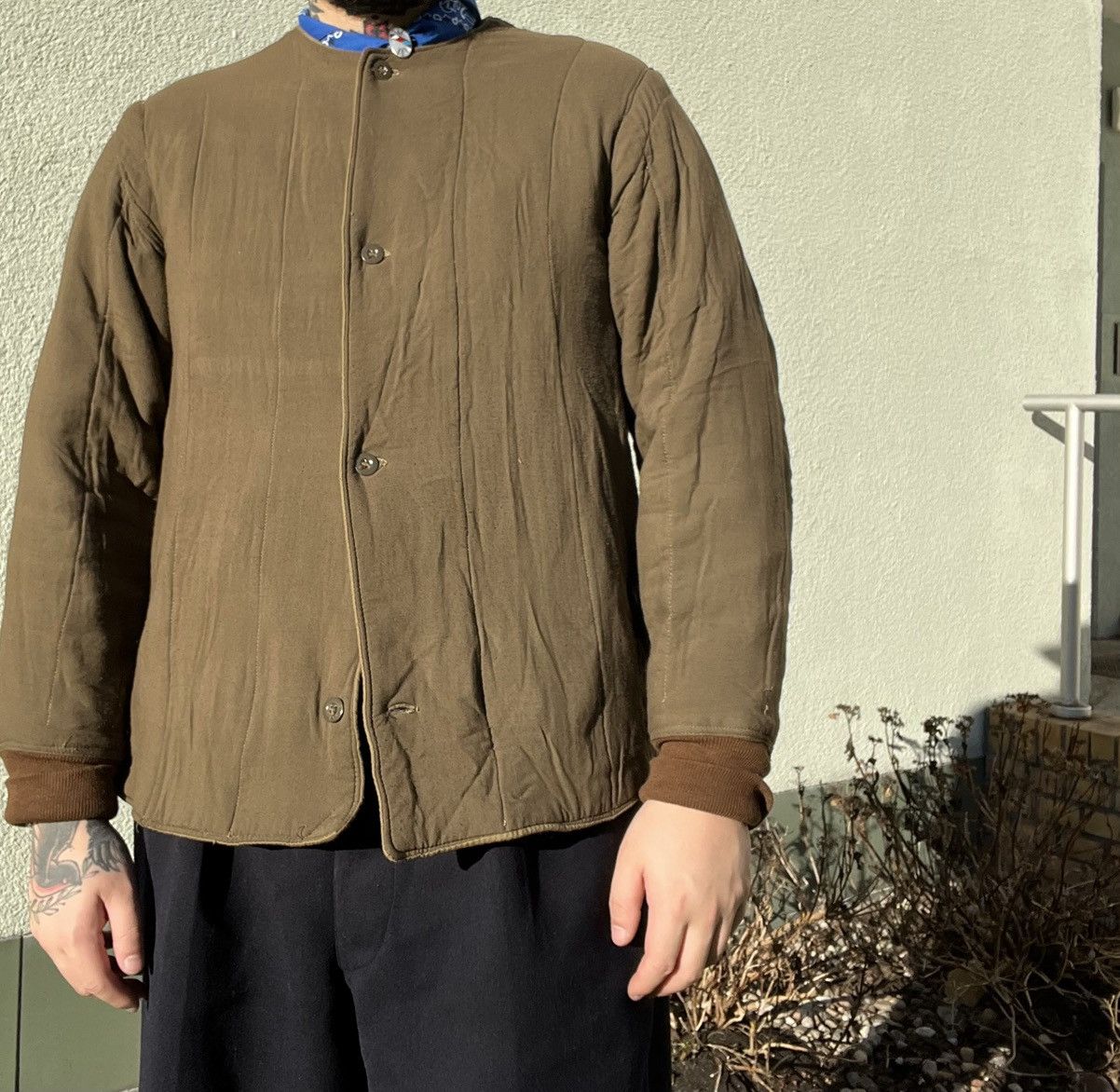 Chalk Line × Vintage 1960s Czech Army vintage Liner jacket Size US L / EU 52-54 / 3 - 5 Thumbnail