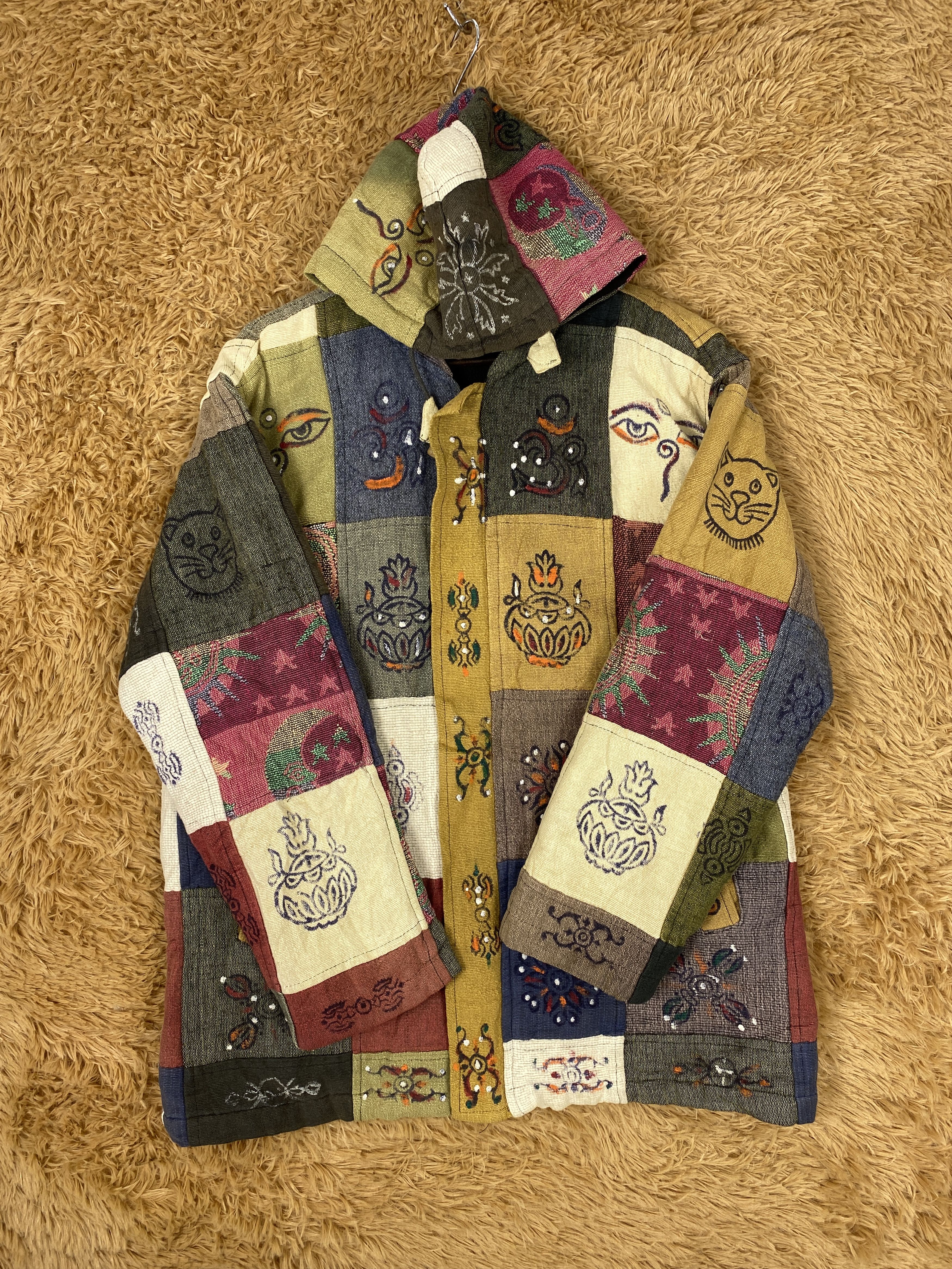 Japanese Brand Vintage Tara London Patchwork Pattern Jacket J2093 Size US S / EU 44-46 / 1 - 4 Thumbnail