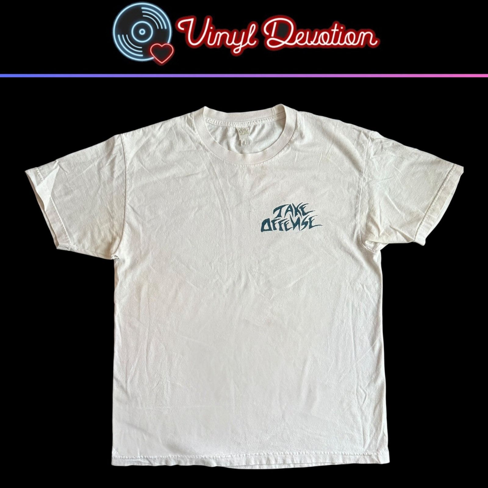 Band Tees Take Offense Crossover Thrash Band White T-Shirt Size L Size US L / EU 52-54 / 3 - 1 Thumbnail