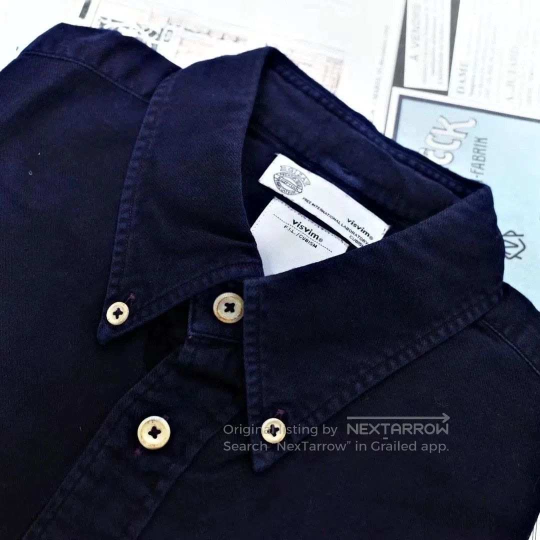 Visvim Visvim Giza Indigo Dye L/S Shirt. Size US S / EU 44-46 / 1 - 7 Thumbnail