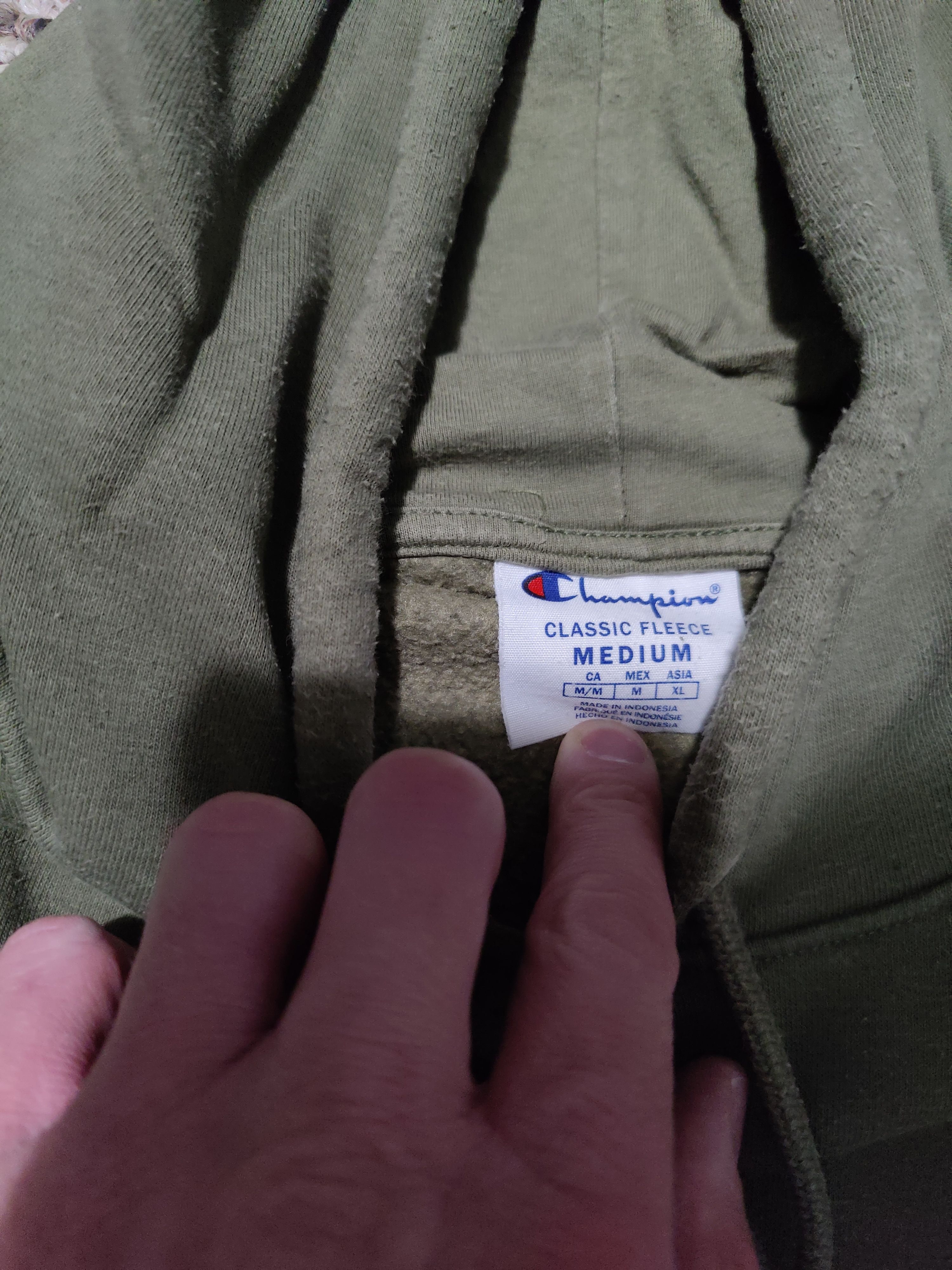Champion Champion green hoodie Size US M / EU 48-50 / 2 - 3 Thumbnail