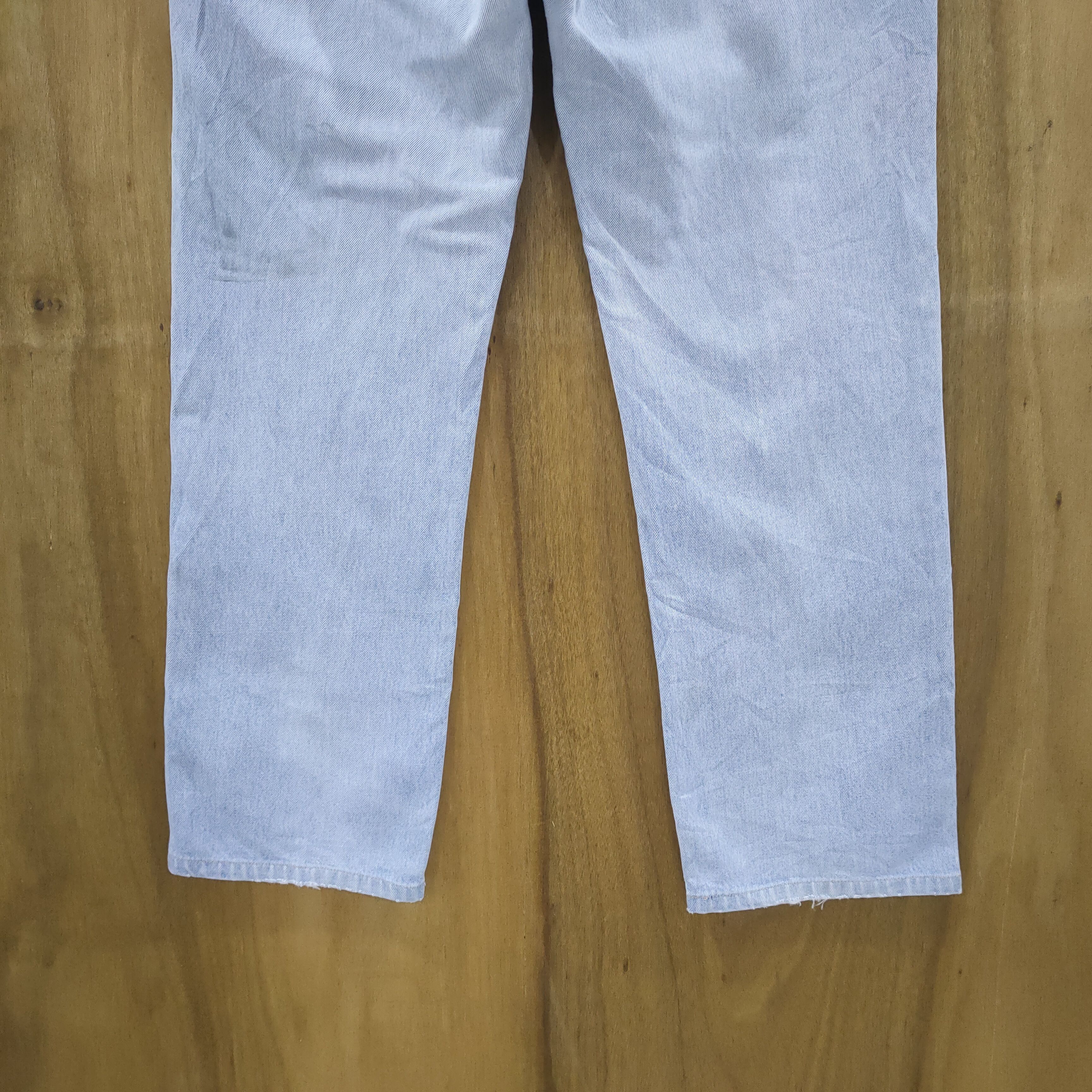 Edwin × StraightFaded × Vintage VINTAGE EDWIN LIGHT BLUE DISTRESSED JEANS DENIM PANTS Size US 34 / EU 50 - 9 Thumbnail