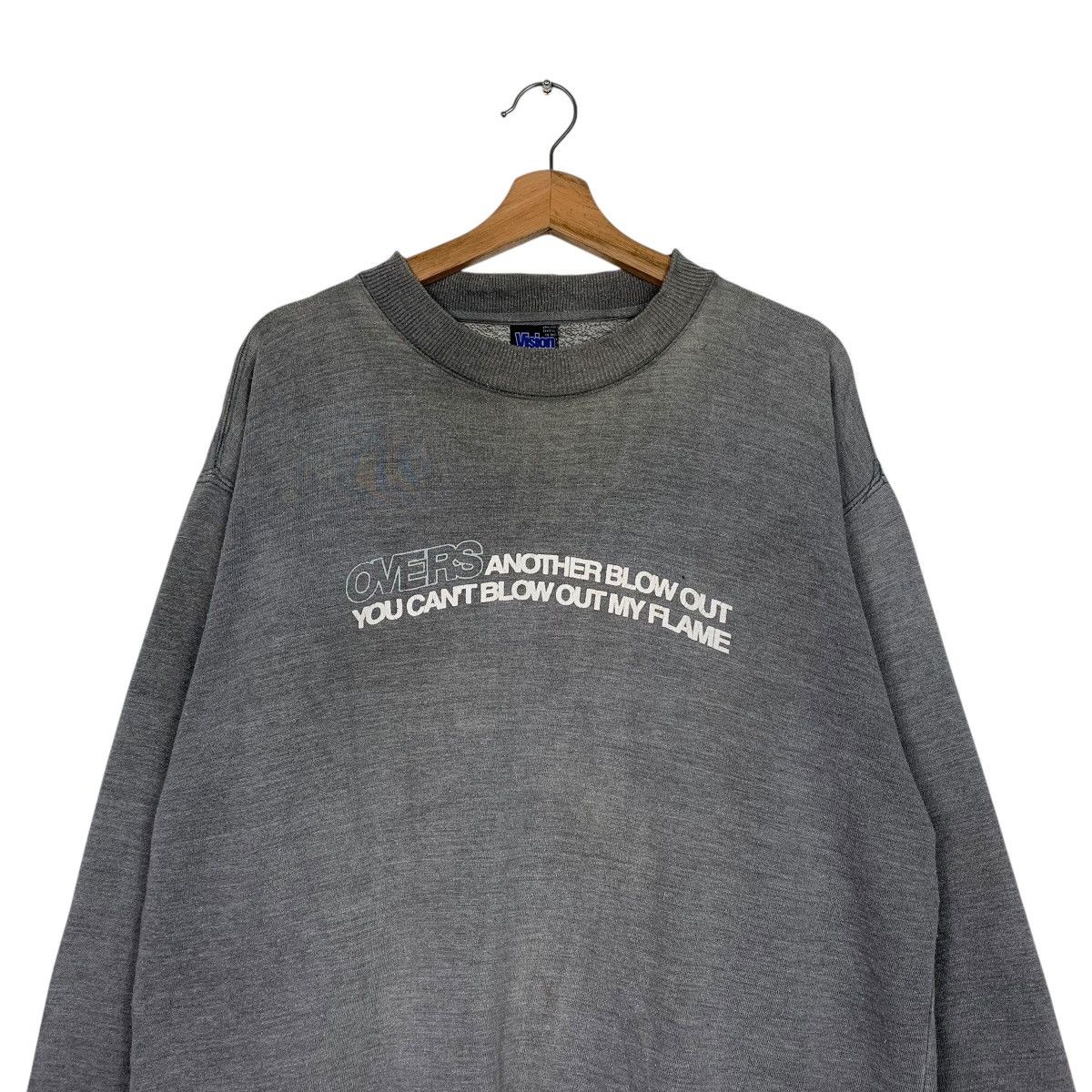 Japanese Brand Japanese Brand Vision Club Poem Sweatshirt Size US L / EU 52-54 / 3 - 2 Thumbnail