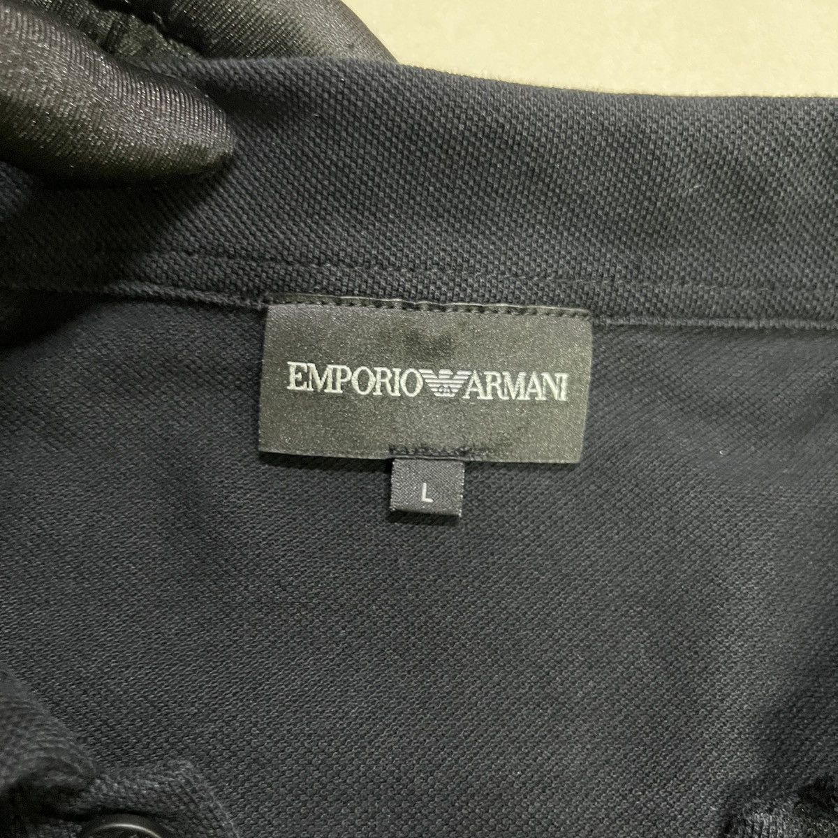 Armani × Emporio Armani Vintage Emporio Armani “Open Collar” Polo Shirt Size US S / EU 44-46 / 1 - 6 Thumbnail
