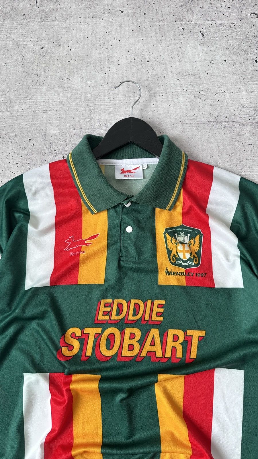 Other Carlisle United 1995 1997 Away Shirt Red Fox Jersey 2XL Rare Size US XXL / EU 58 / 5 - 5 Thumbnail
