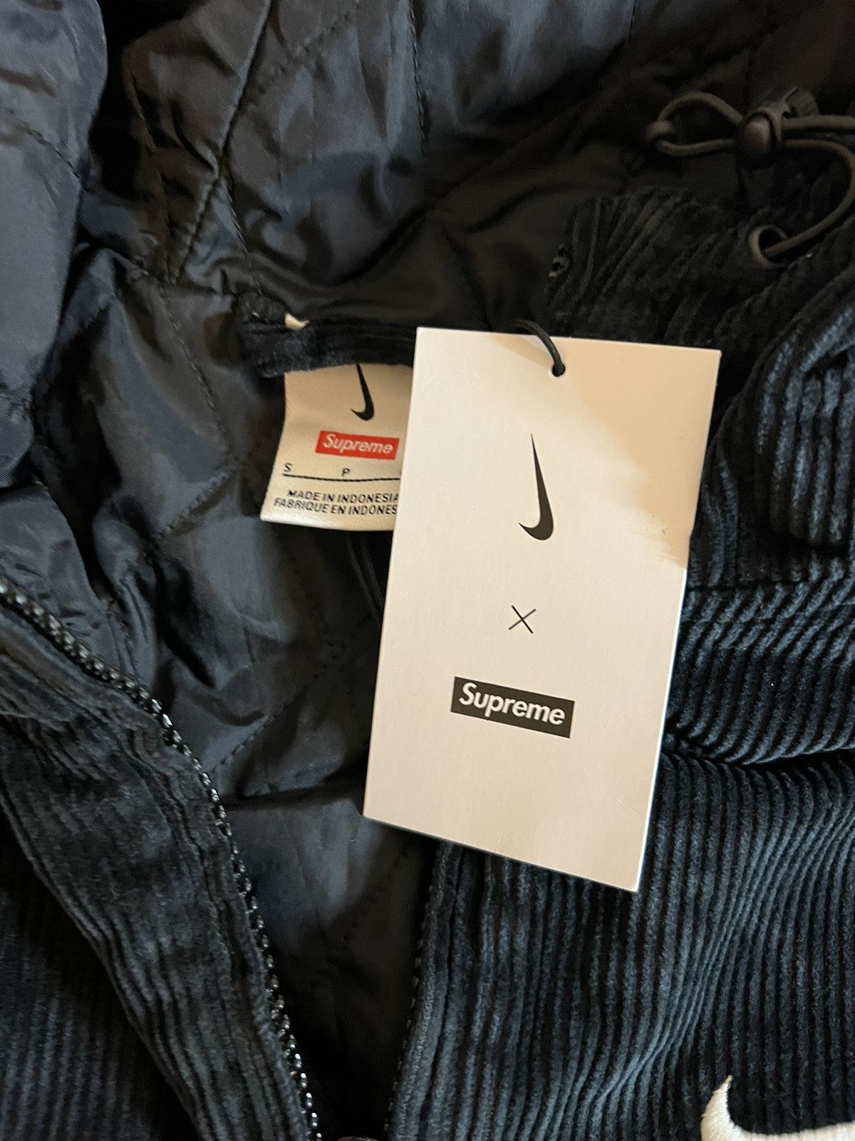 Nike × Supreme Supreme X Nike Arc corduroy hooded jacket Size US S / EU 44-46 / 1 - 8 Thumbnail