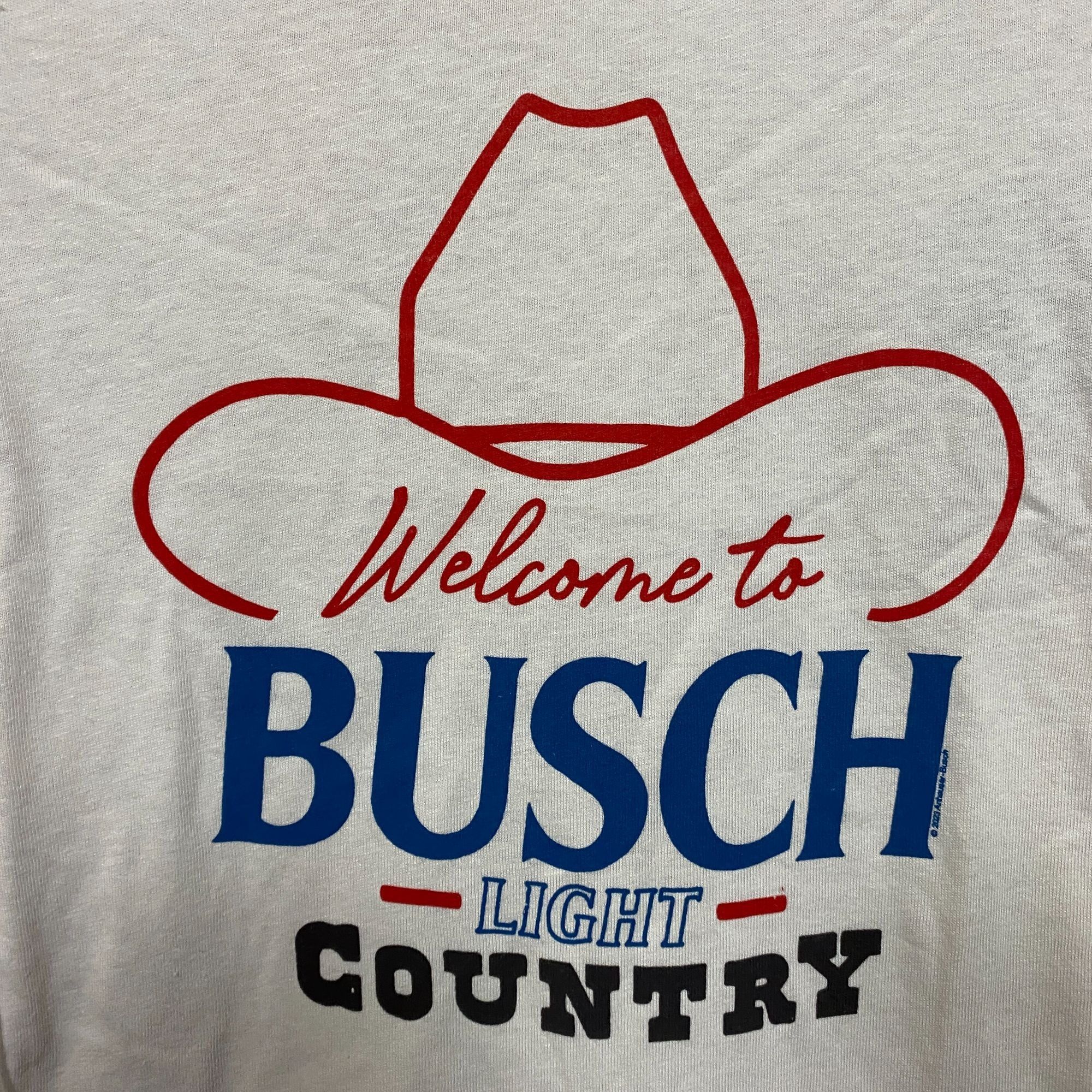 Junk Food Welcome To Busch Light Country Vintage Style T-Shirt Small Size US S / EU 44-46 / 1 - 2 Thumbnail
