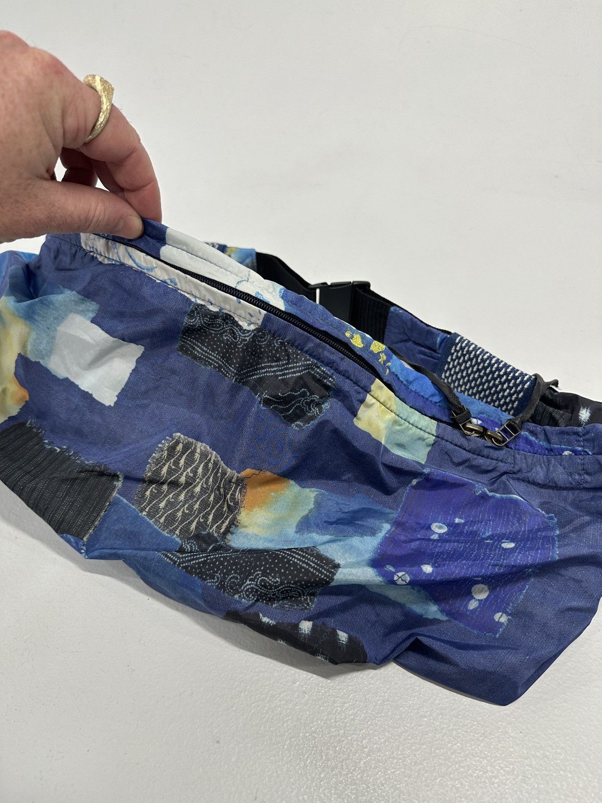 Kapital Nylon Snufkin Bag Indigo Patchwork Size ONE SIZE - 2 Thumbnail