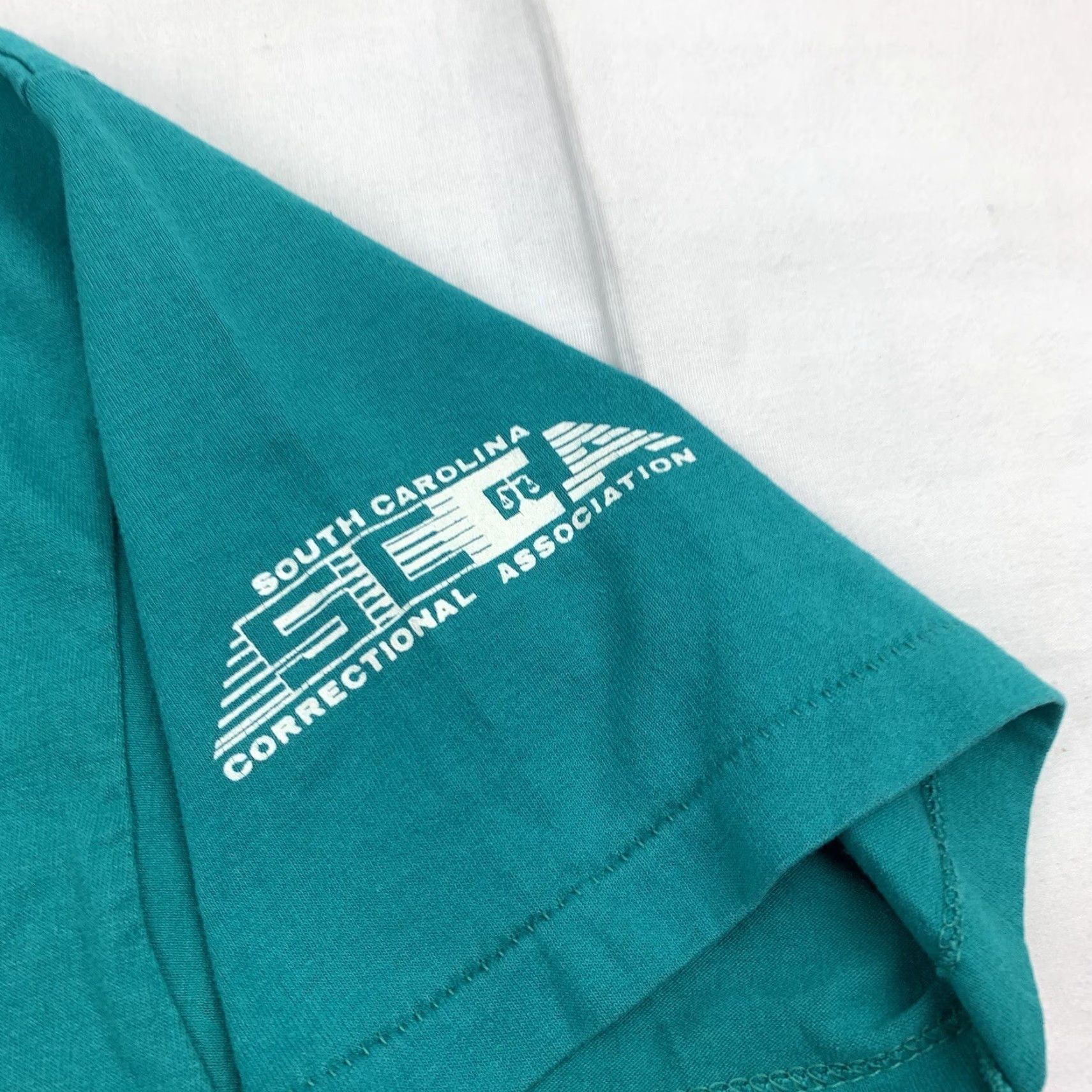 Vintage VINTAGE South Carolina Correctional Association T Shirt Men L Blue 90s USA Size US L / EU 52-54 / 3 - 3 Thumbnail