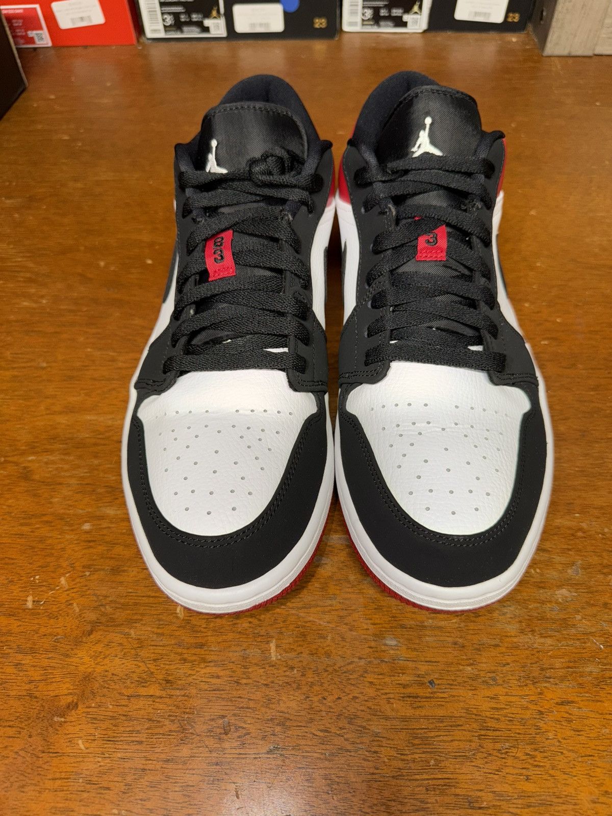 Nike Air Jordan 1 Low Black Toe size 12 Size US 12 / EU 45 - 7 Thumbnail