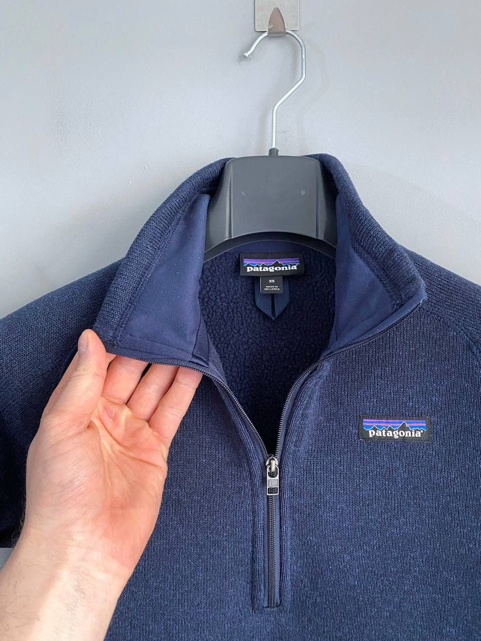 Patagonia Patagonia Better Women's 1/4 Zip Blue Fleece Sweatshirt, XS Size XS / US 0-2 / IT 36-38 - 6 Thumbnail
